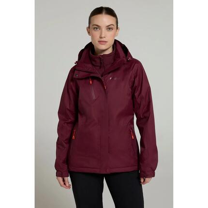 Damen Winterwandern 3-in-1-Jacke Wasserdicht Atmungsaktiv - Bracken Extreme