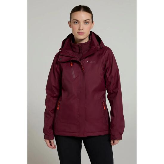 Damen Winterwandern 3-in-1-Jacke Wasserdicht Atmungsaktiv - Bracken Extreme