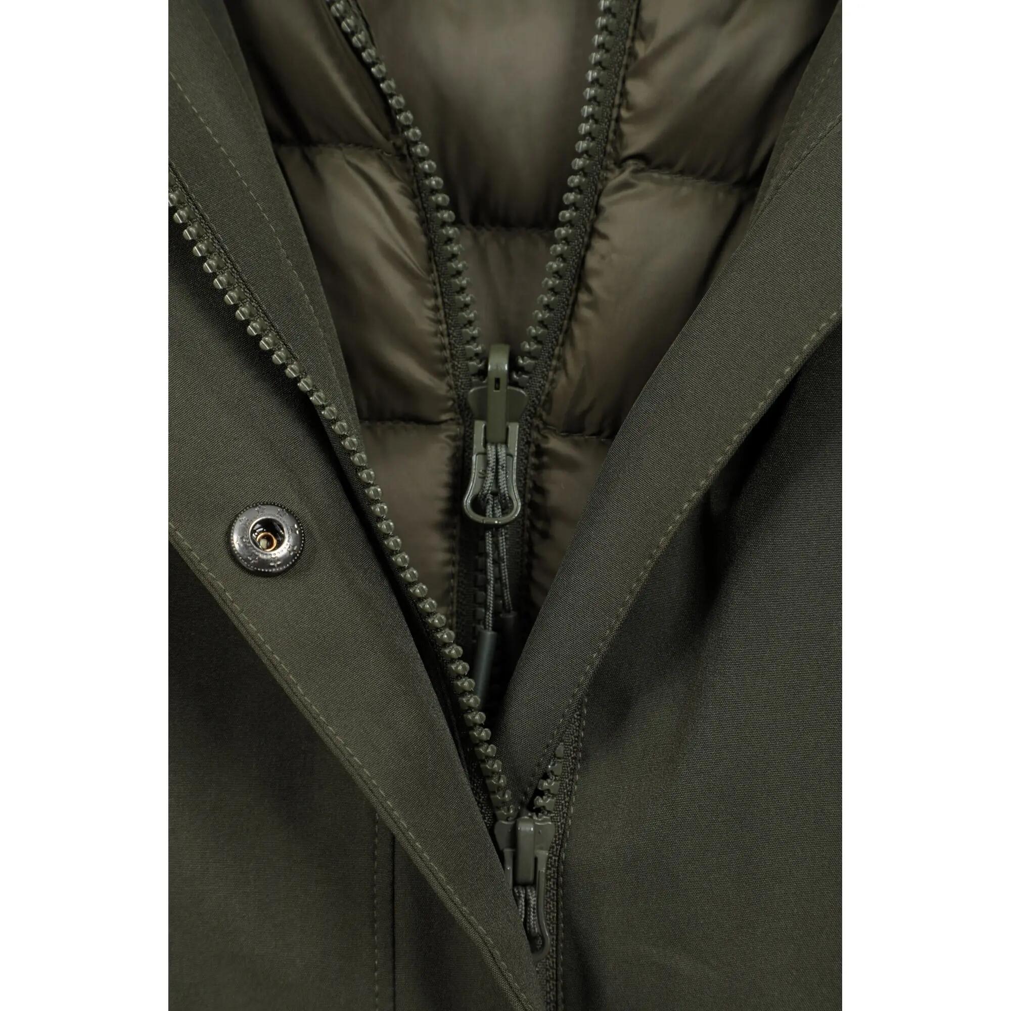 Veste 3 en 1 de Randonnée Femme Longue Imperméable Coupe-Vent Capuche, Alaskan 7/7