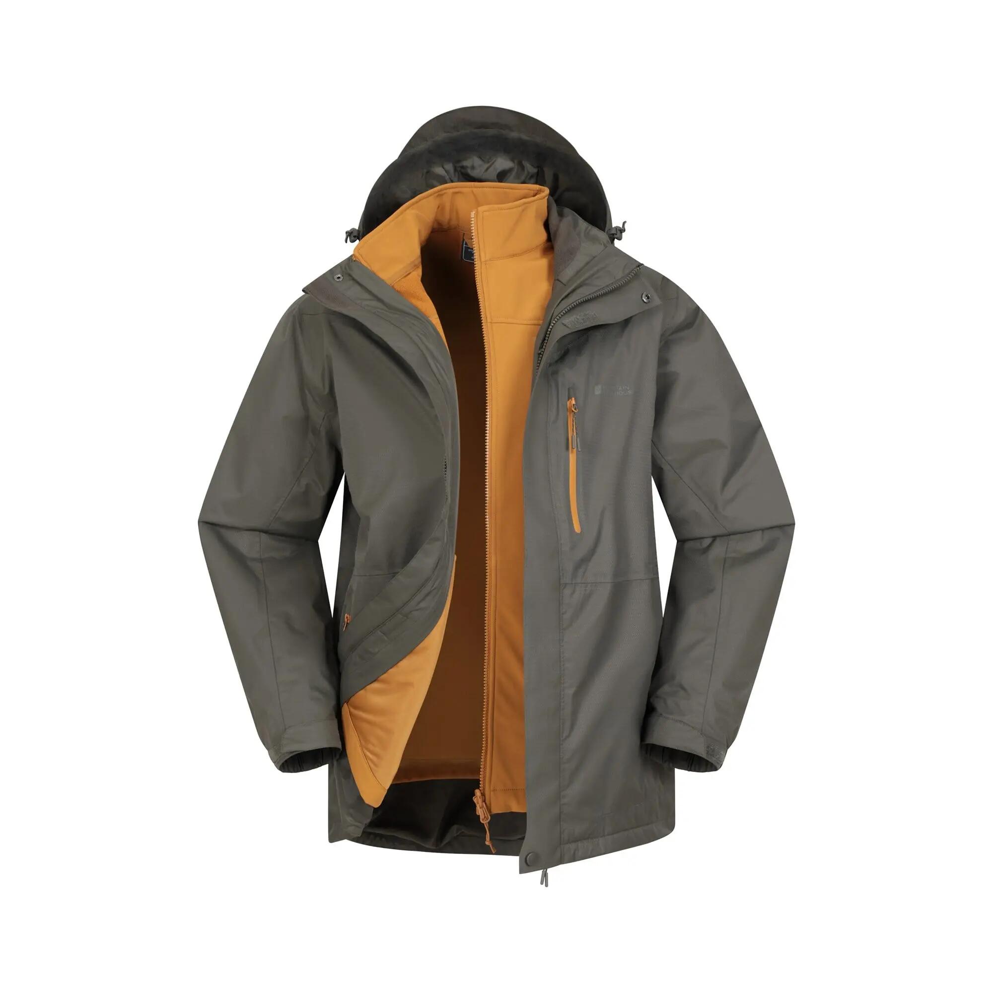Veste 3 en 1 de Randonnée Homme Imperméable Respirante Capuche, Bracken Extreme 5/7