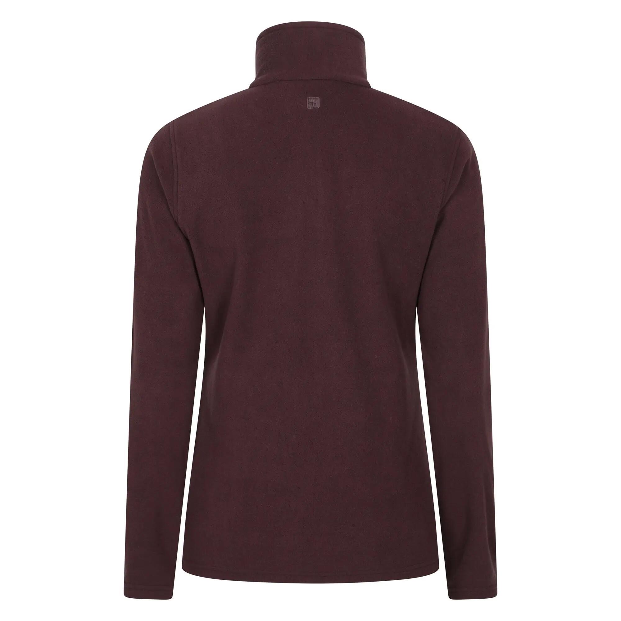 Polaire de Randonnée Femme Demi-Zip Légère Respirante, Camber II 3/5