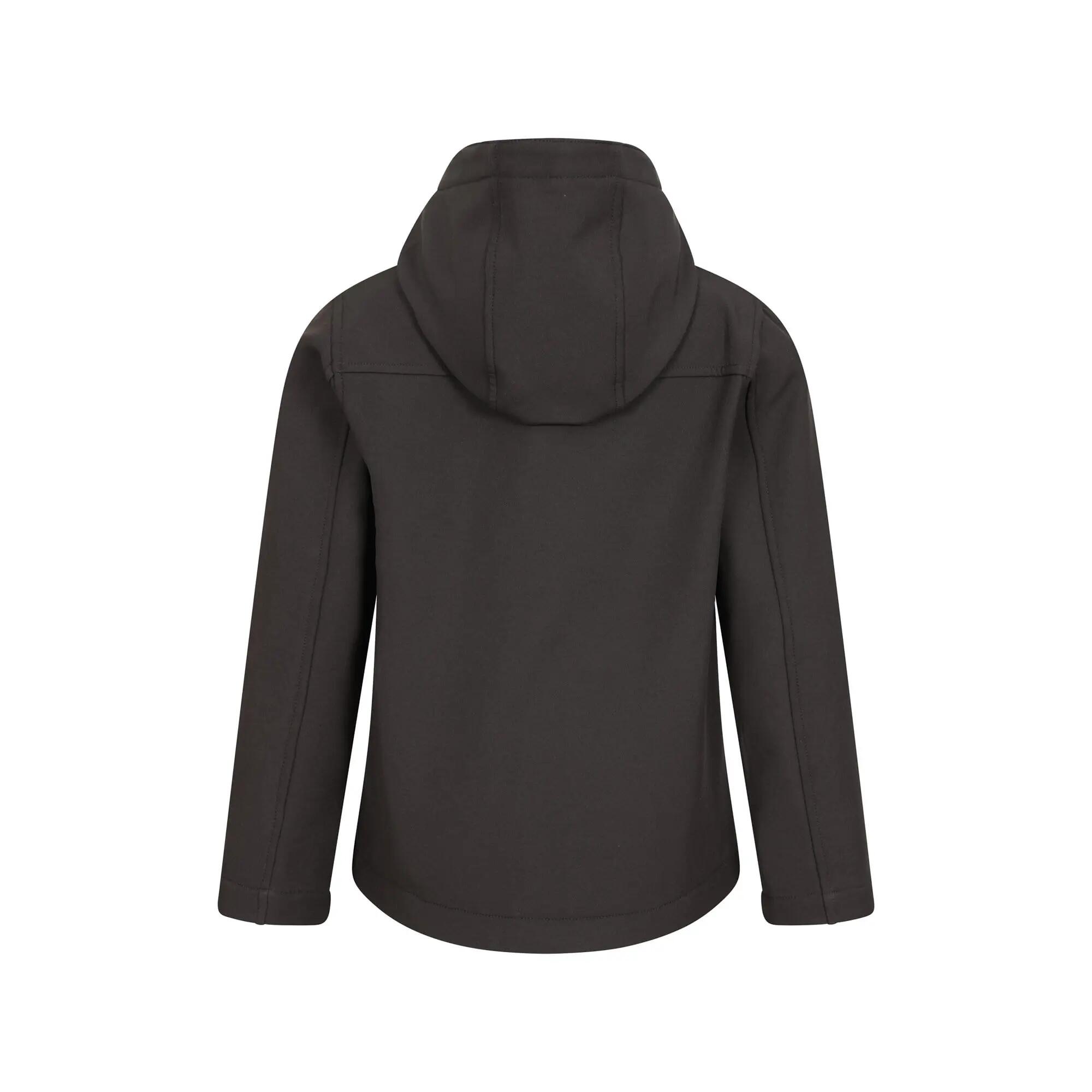 Veste Softshell de Randonnée Enfant Déperlante Coupe-Vent Capuche, Exodus 7/7