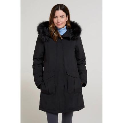 Doudoune en Duvet de Randonnée Femme Longue Imperméable, Aurora Extreme