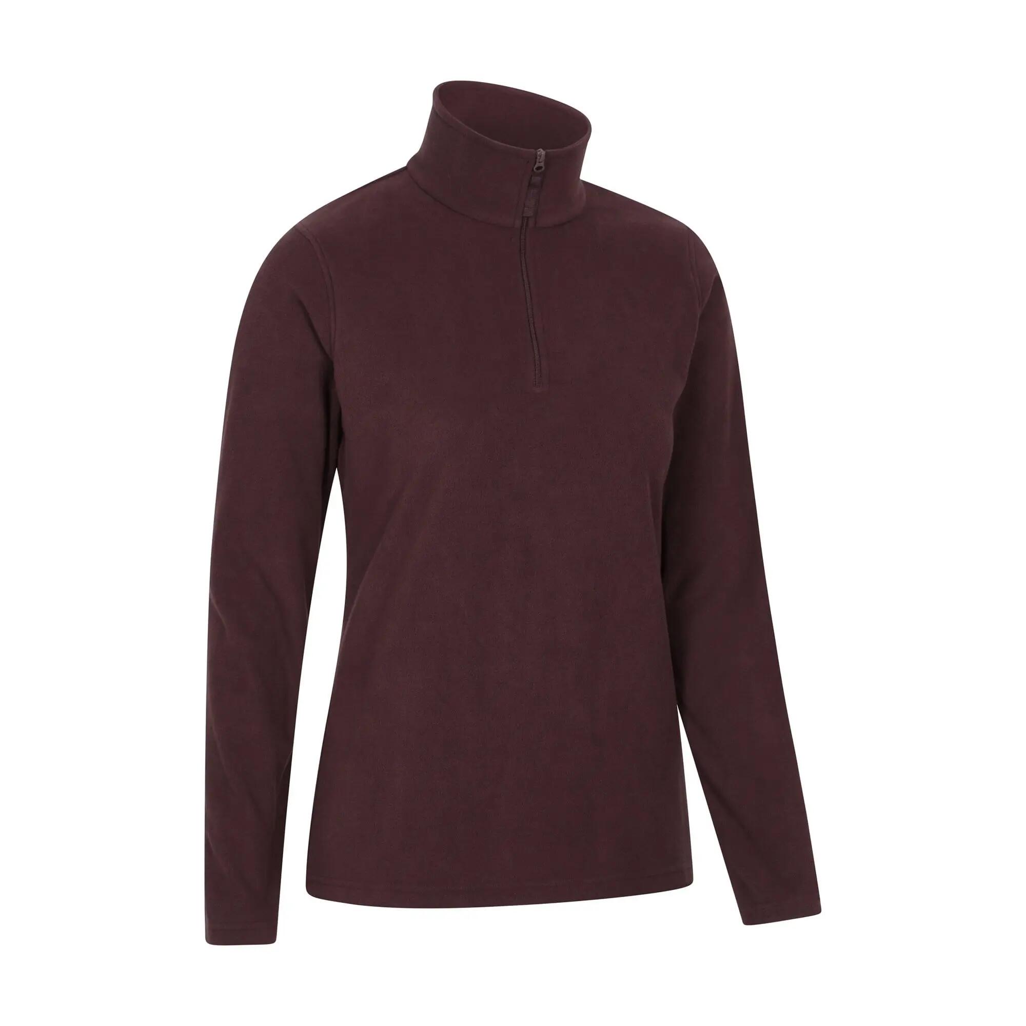Polaire de Randonnée Femme Demi-Zip Légère Respirante, Camber II 2/5