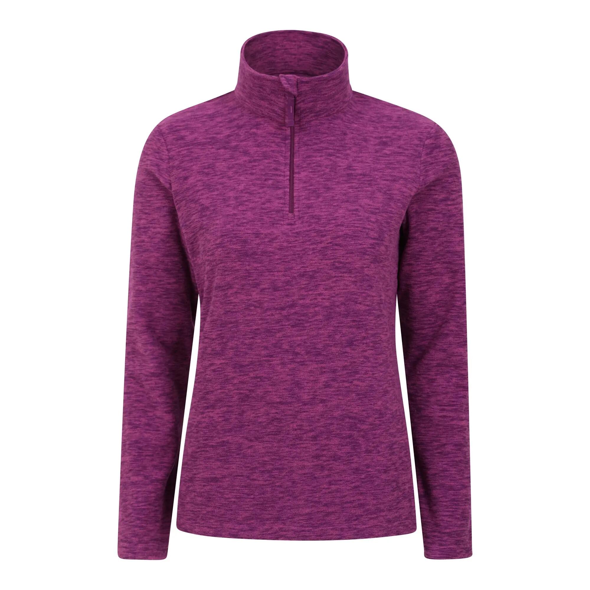 Polaire de Randonnée Femme Demi-Zip Chaude Respirante, Snowdon 5/7