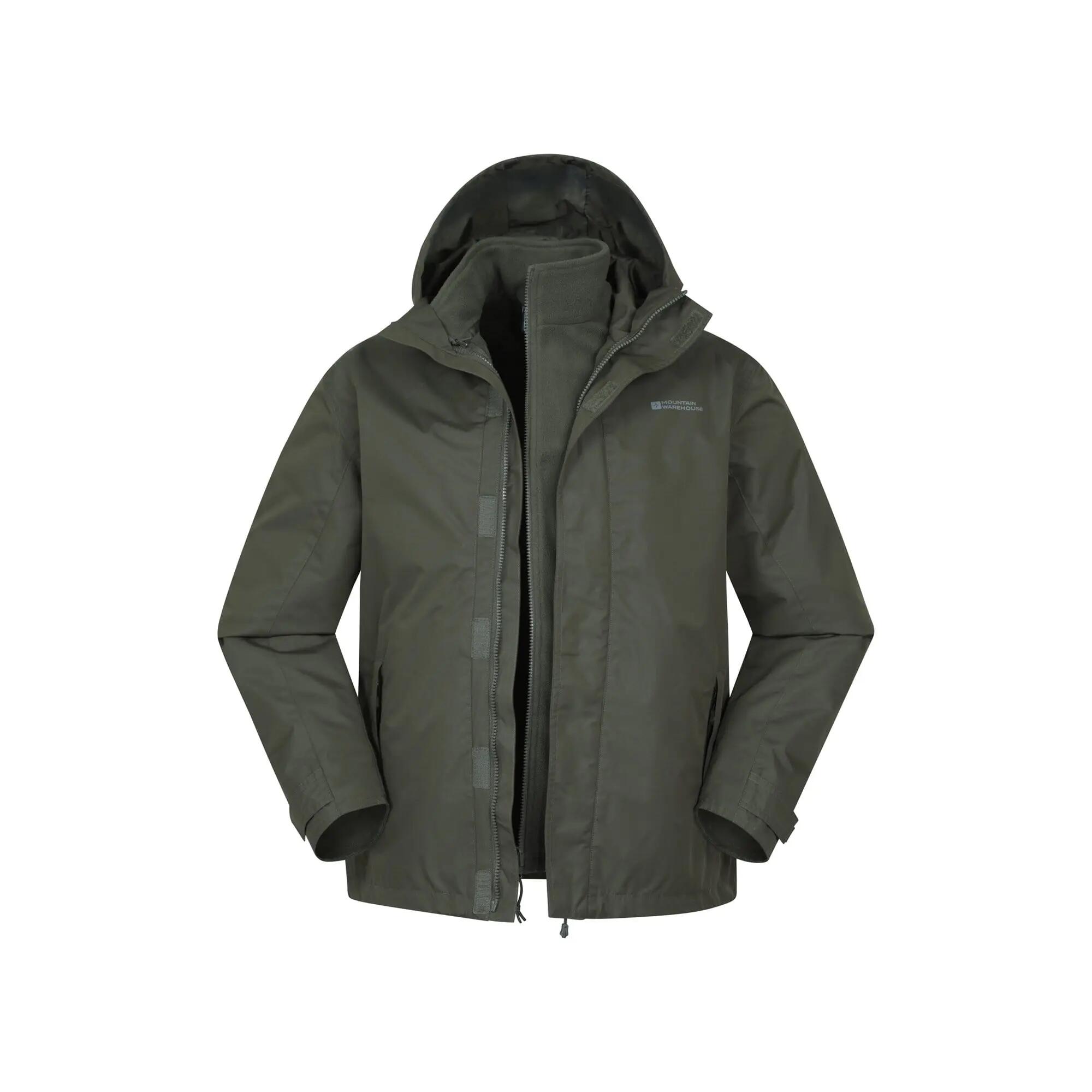 Veste 3 en 1 de Randonnée Homme Imperméable Respirante Doublure Amovible, Fell 5/7