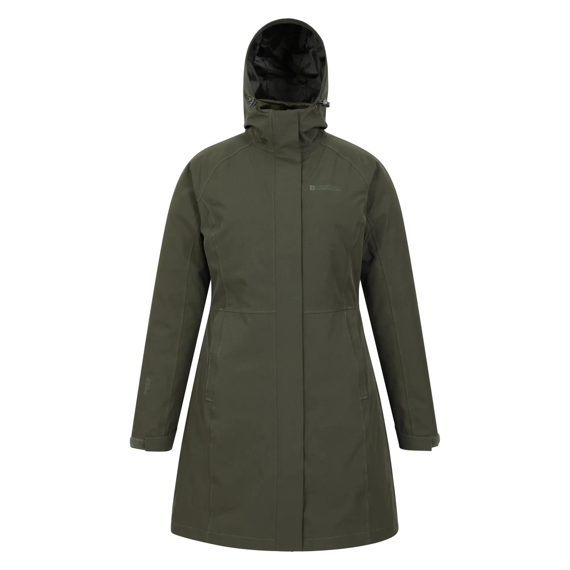 Veste 3 en 1 de Randonnée Femme Longue Imperméable Coupe-Vent Capuche, Alaskan 5/7