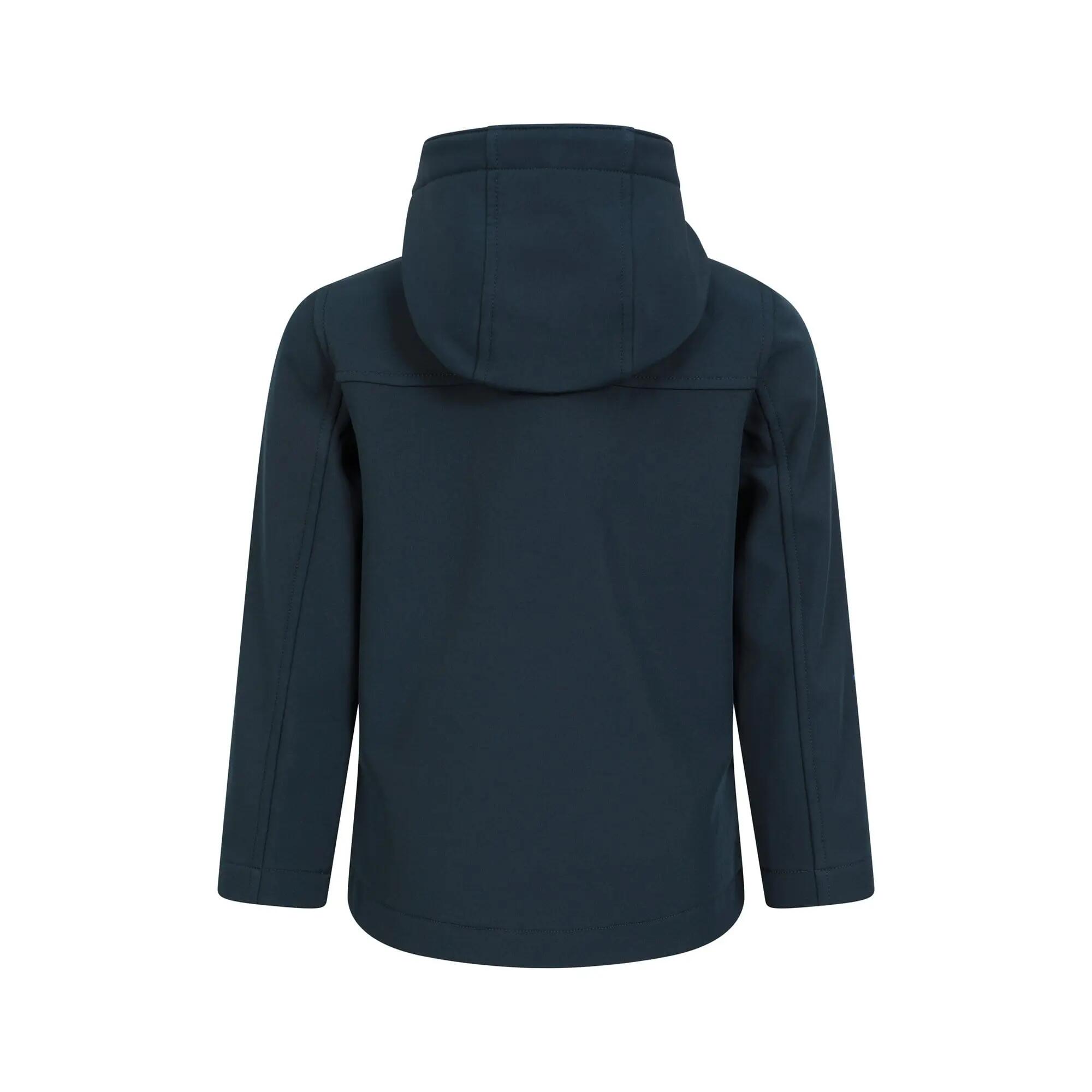 Veste Softshell de Randonnée Enfant Déperlante Coupe-Vent Capuche, Exodus 3/5