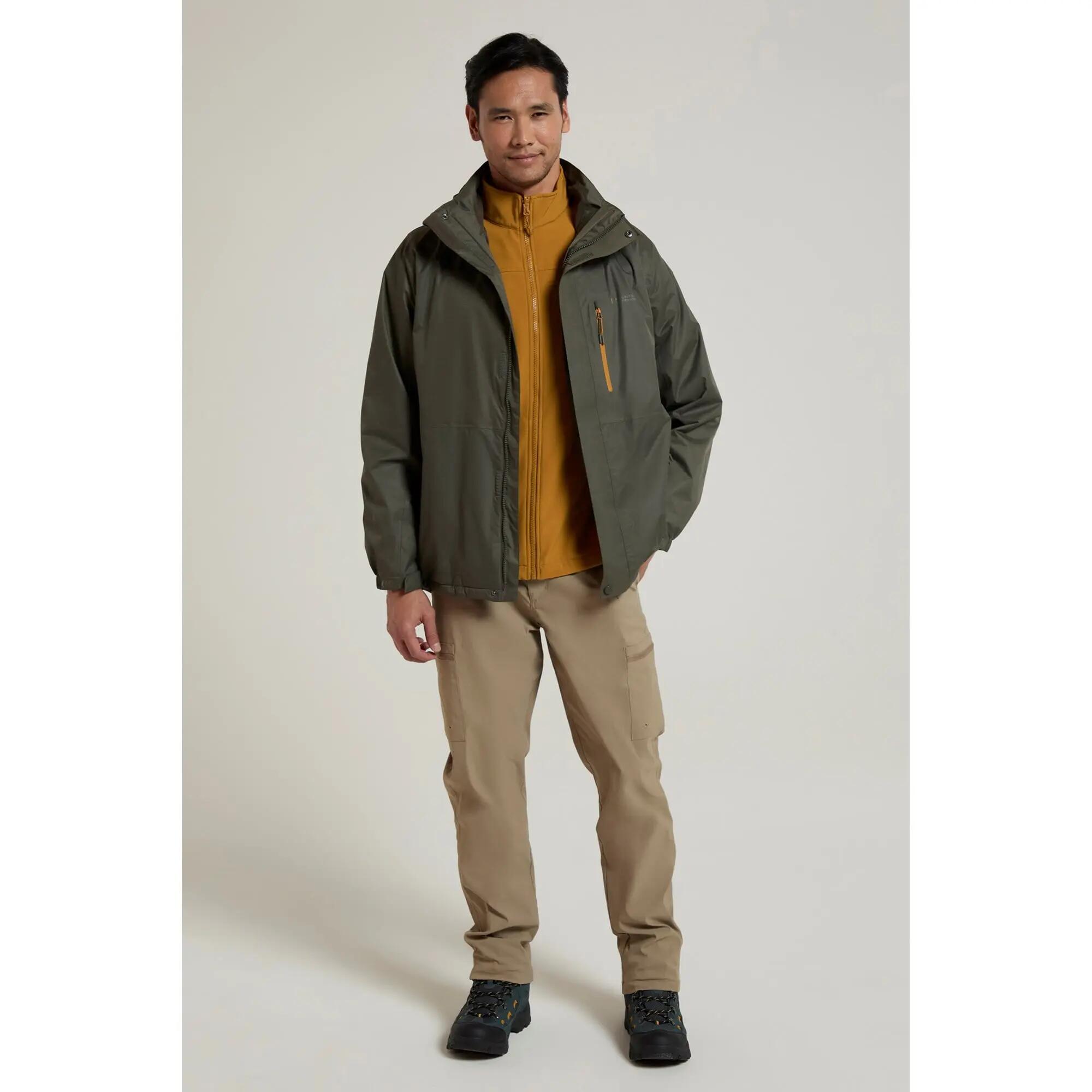 Veste 3 en 1 de Randonnée Homme Imperméable Respirante Capuche, Bracken Extreme 2/7