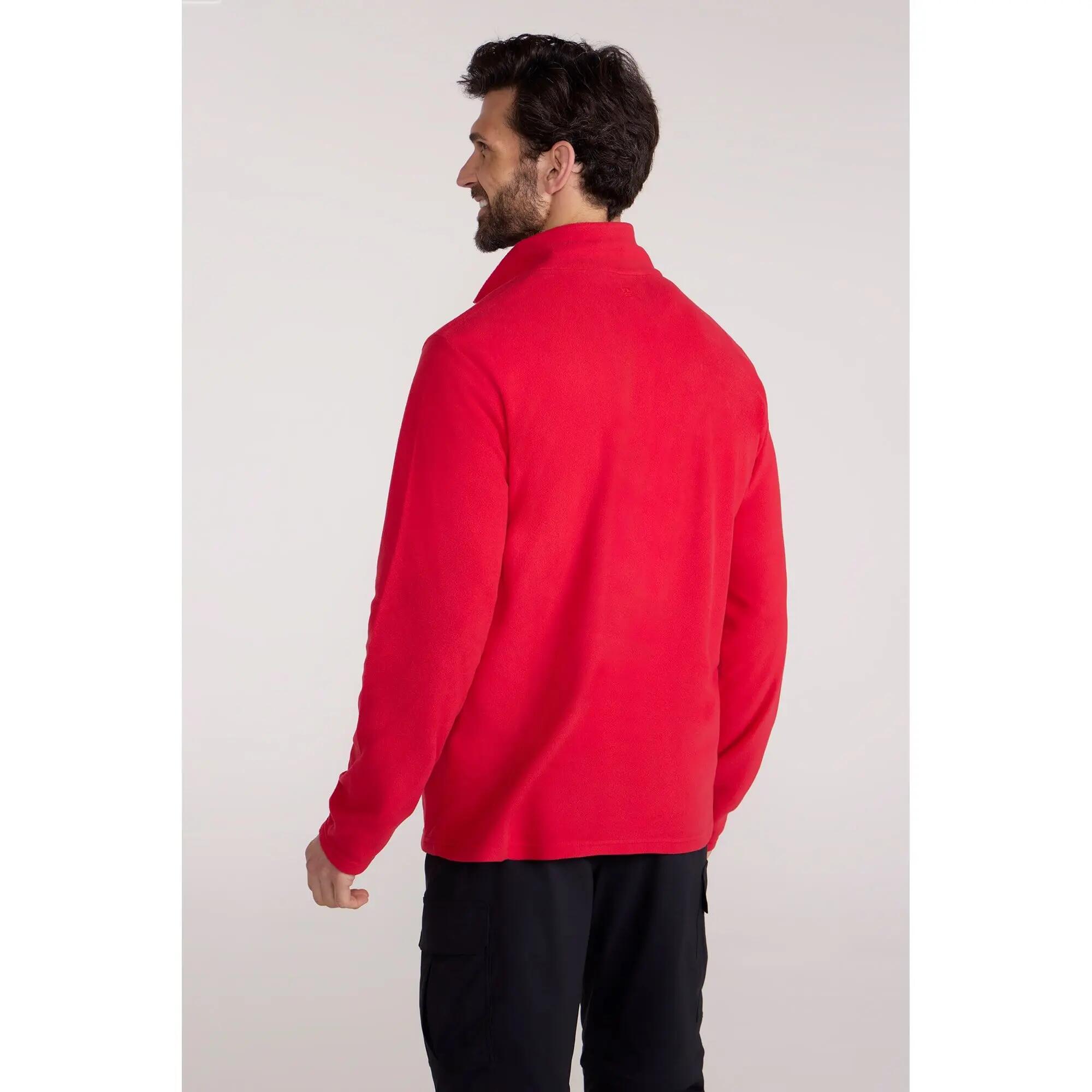 Polaire de Randonnée Homme Demi-Zip Légère Respirante, Camber II 3/7