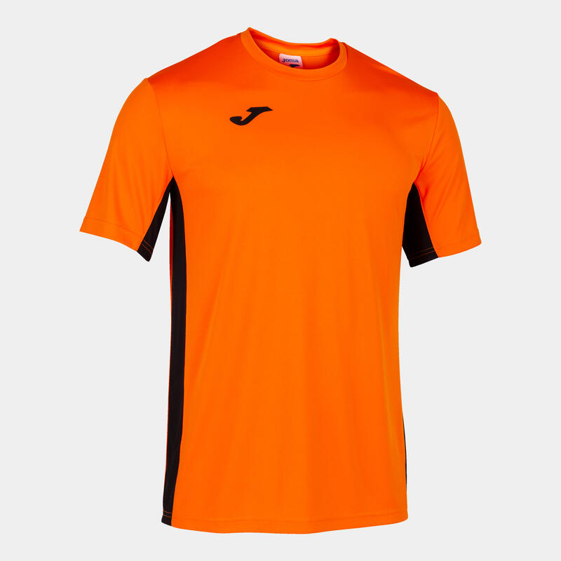 T-shirt manga curta basquetebol Homem Joma Cosenza laranja preto