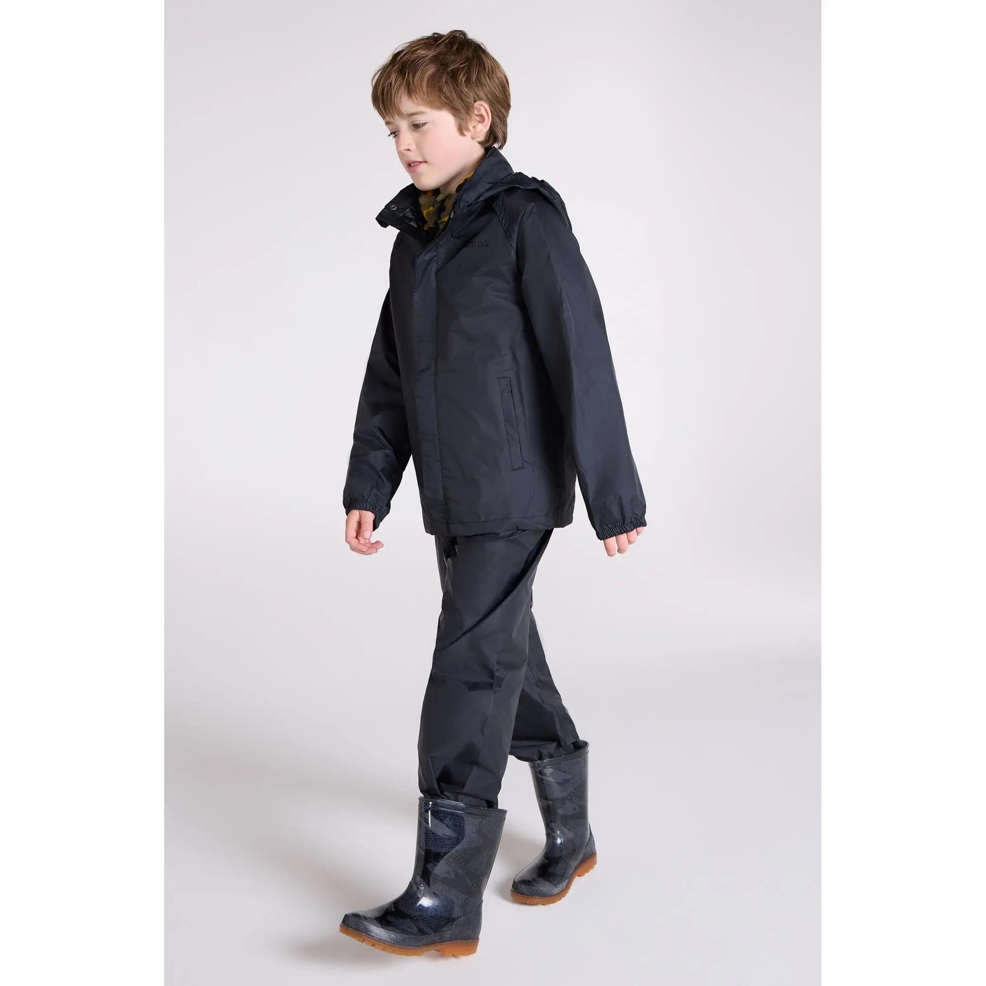Veste Imperméable de Randonnée Enfant Coupe-Vent Légère Capuche, Paka II 3/7