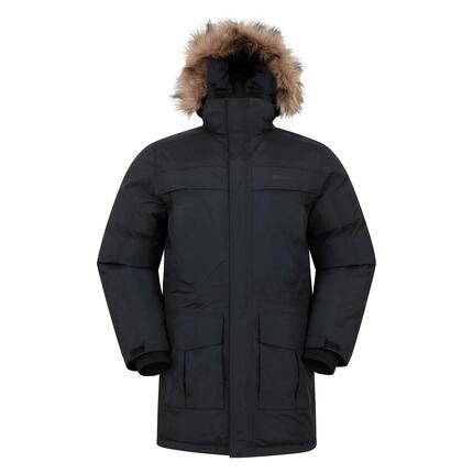 Doudoune en Duvet de Randonnée Homme Imperméable Capuche, Antarctic Extreme