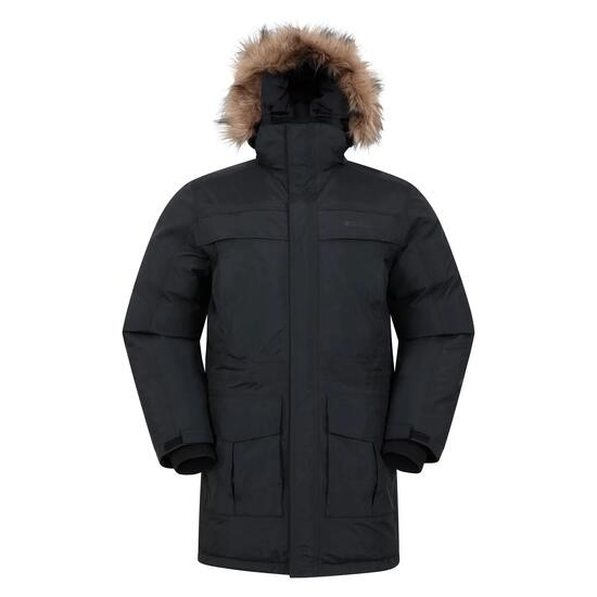 Doudoune en Duvet de Randonnée Homme Imperméable Capuche, Antarctic Extreme