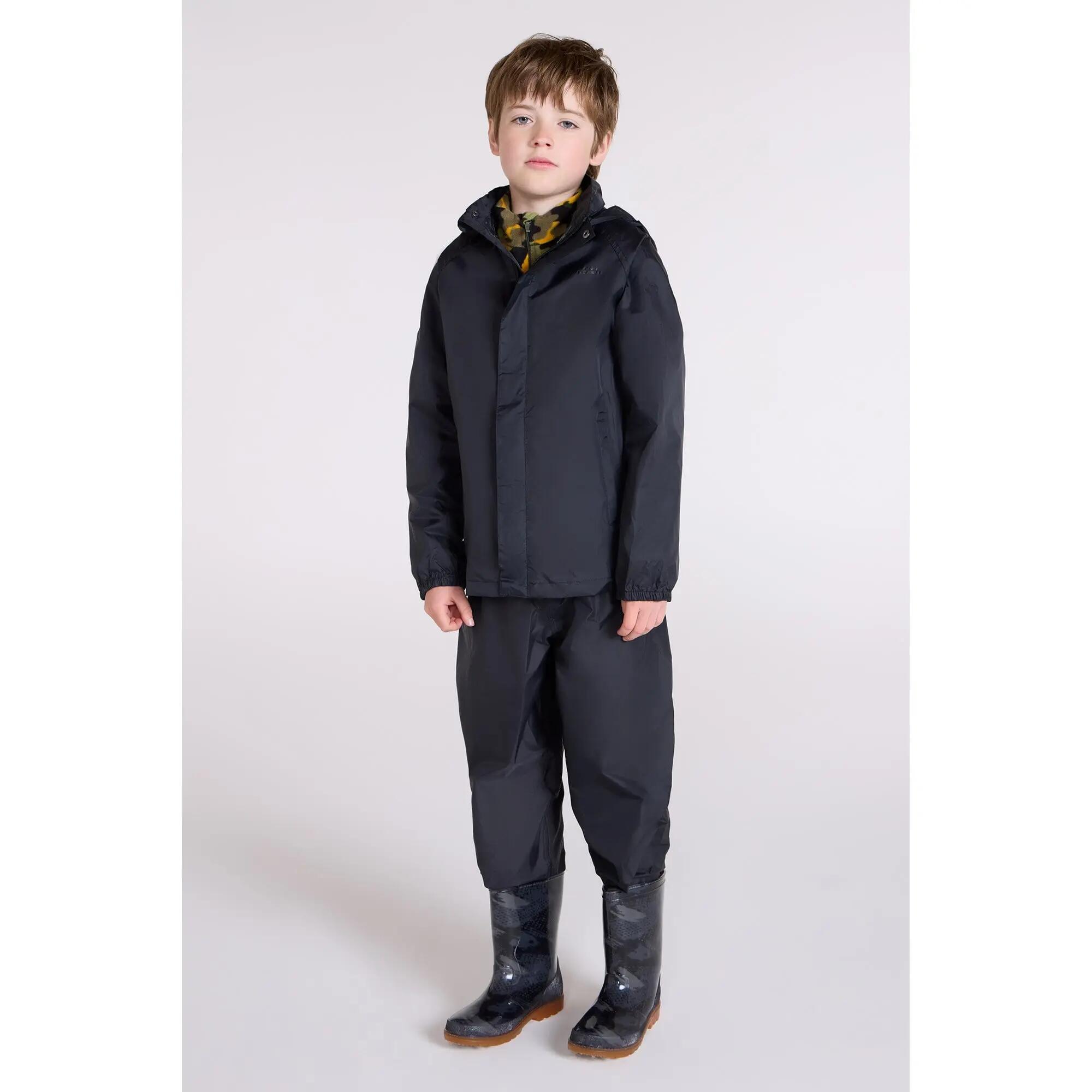 Veste Imperméable de Randonnée Enfant Coupe-Vent Légère Capuche, Paka II 2/7