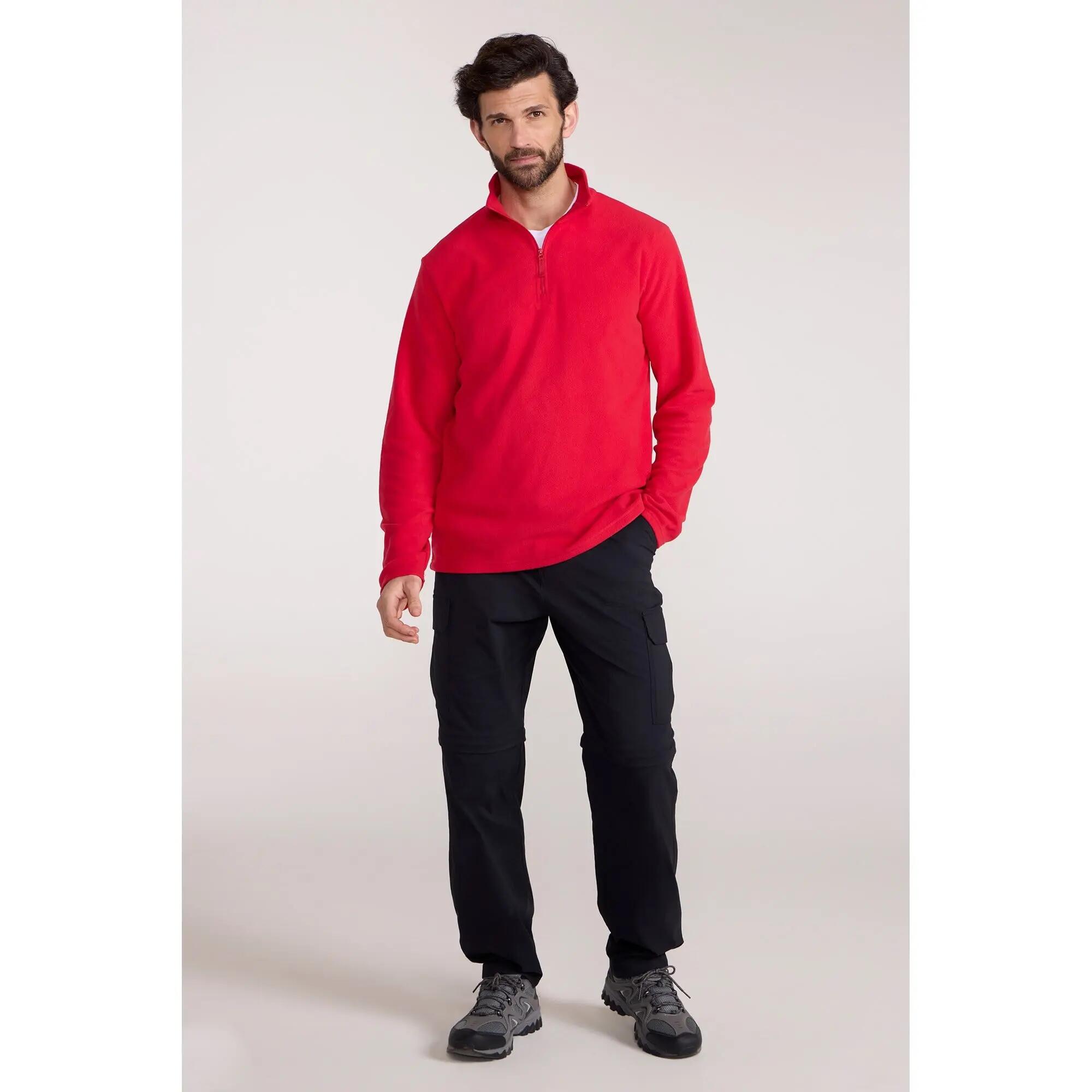 Polaire de Randonnée Homme Demi-Zip Légère Respirante, Camber II 2/7