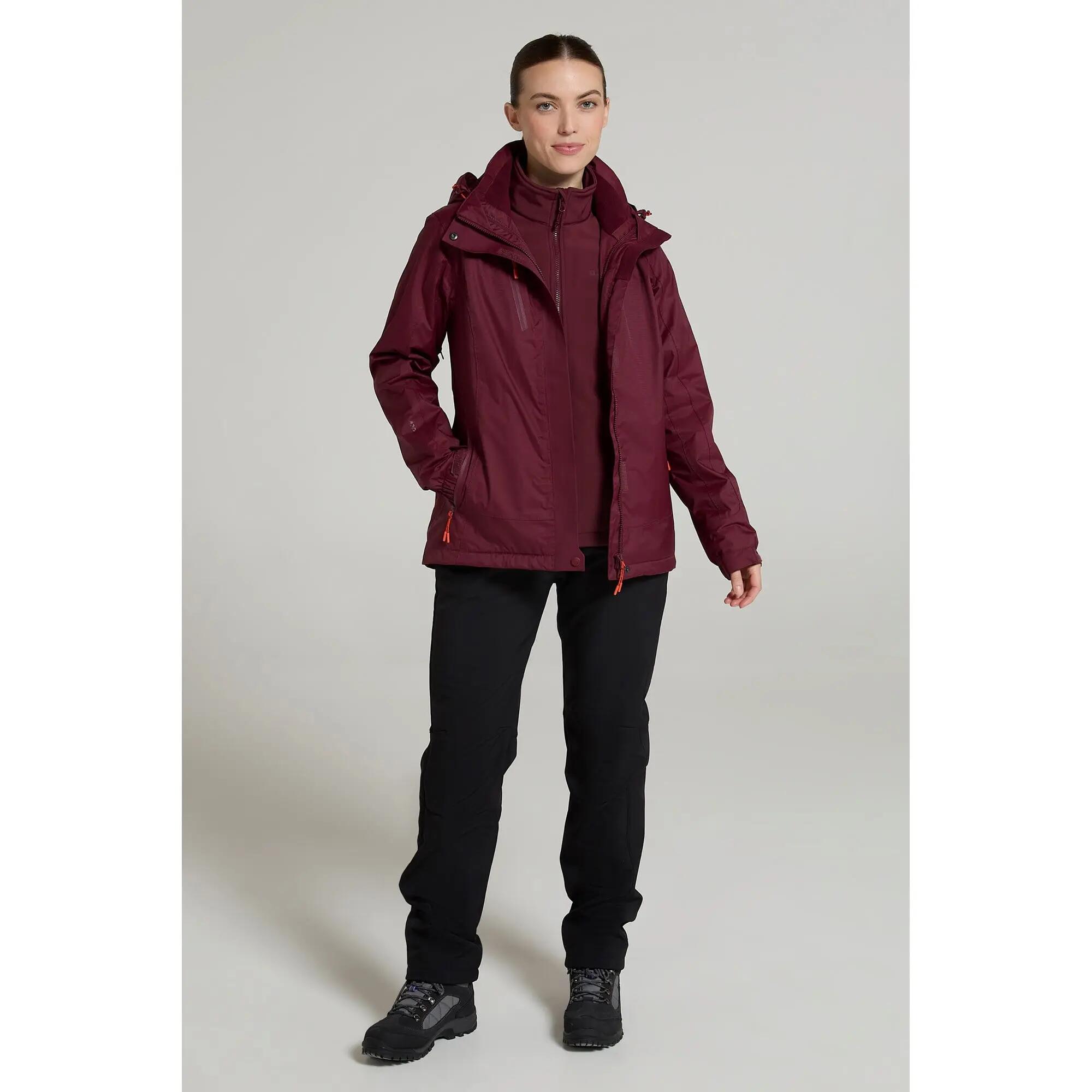 Veste 3 en 1 de Randonnée Femme Imperméable Respirante, Bracken Extreme 2/7