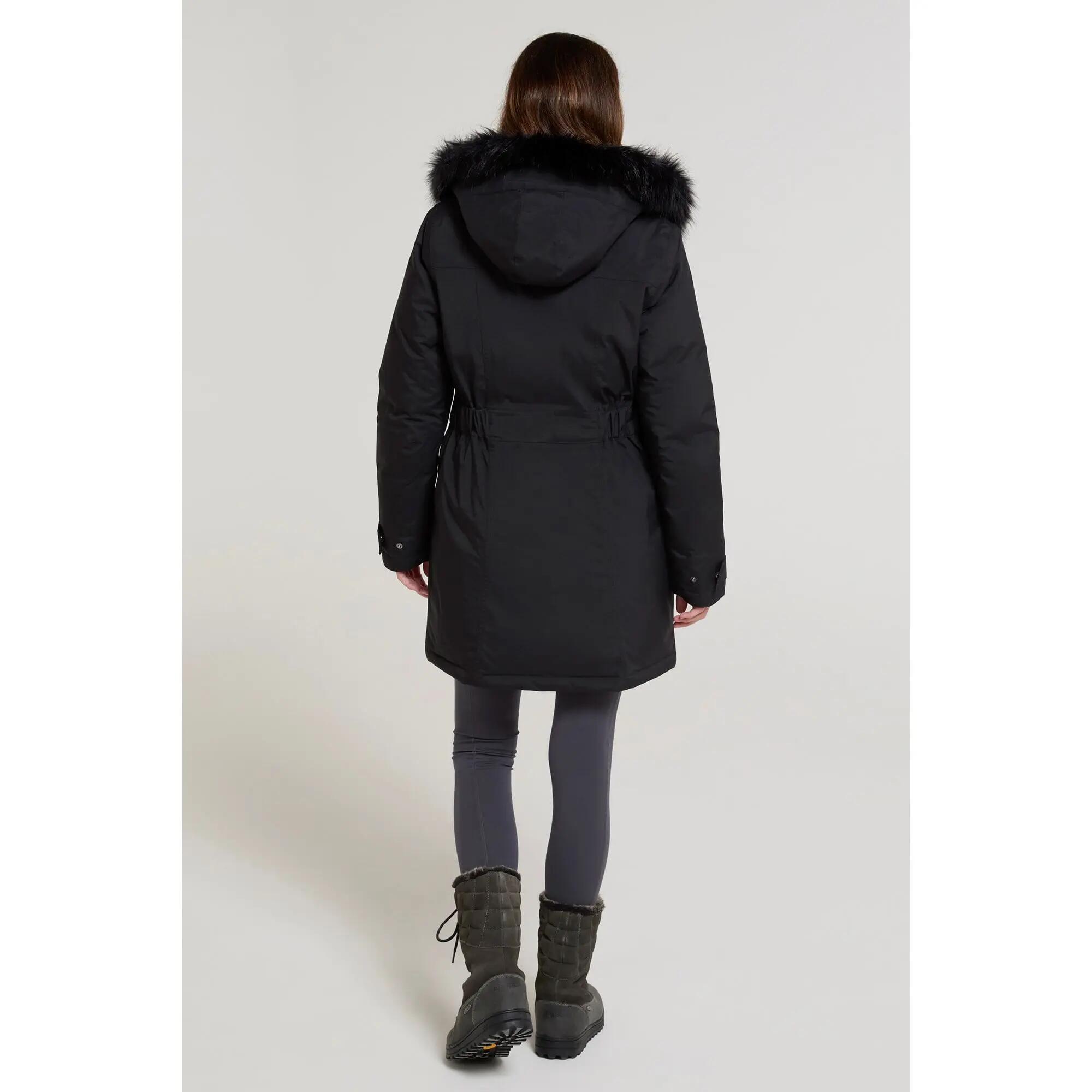 Damen Winterwandern Daunenjacke Lang Wasserdicht - Aurora Extreme 3/7