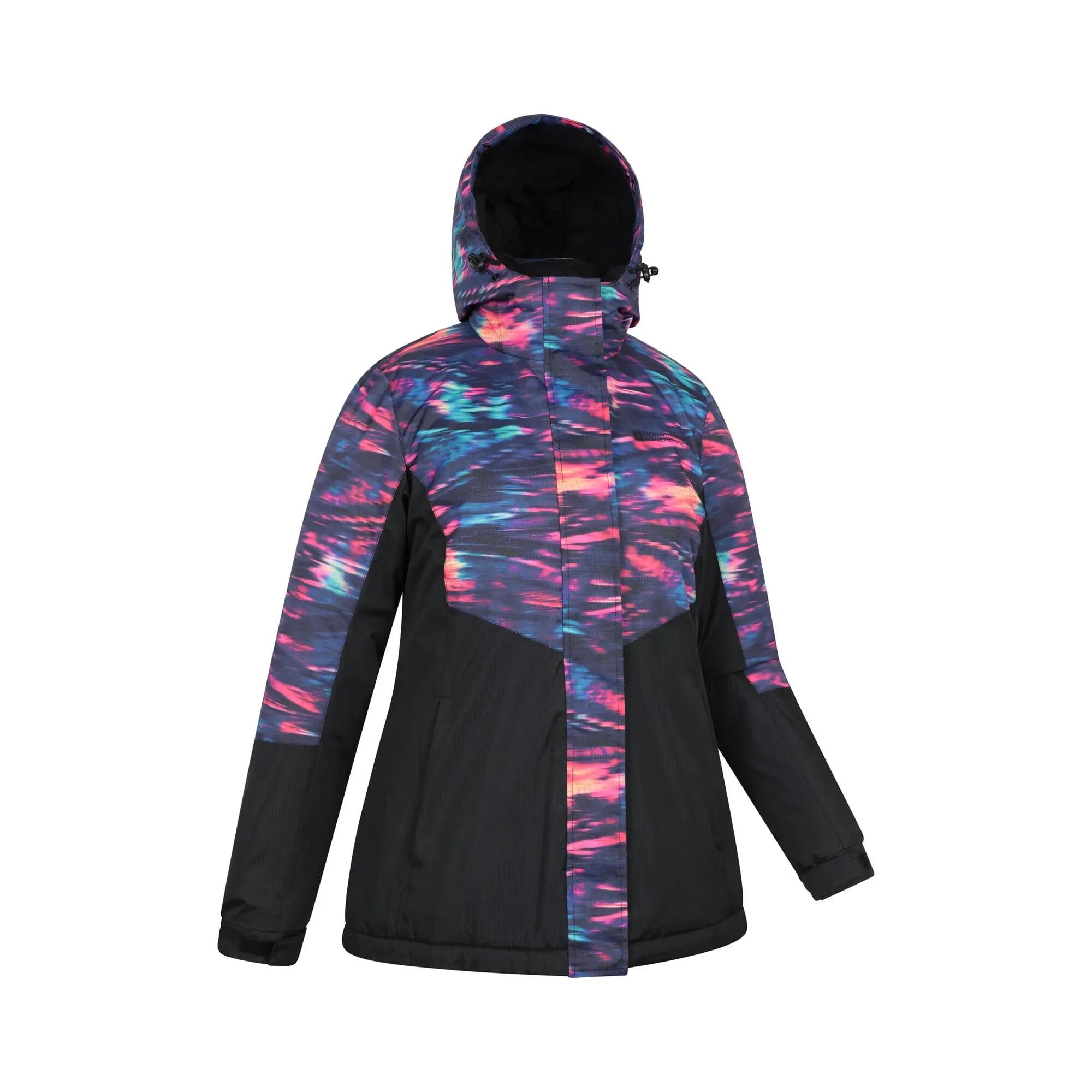 Veste de Ski Femme Imprimée Déperlante Doublure Amovible, Dawn II 2/6