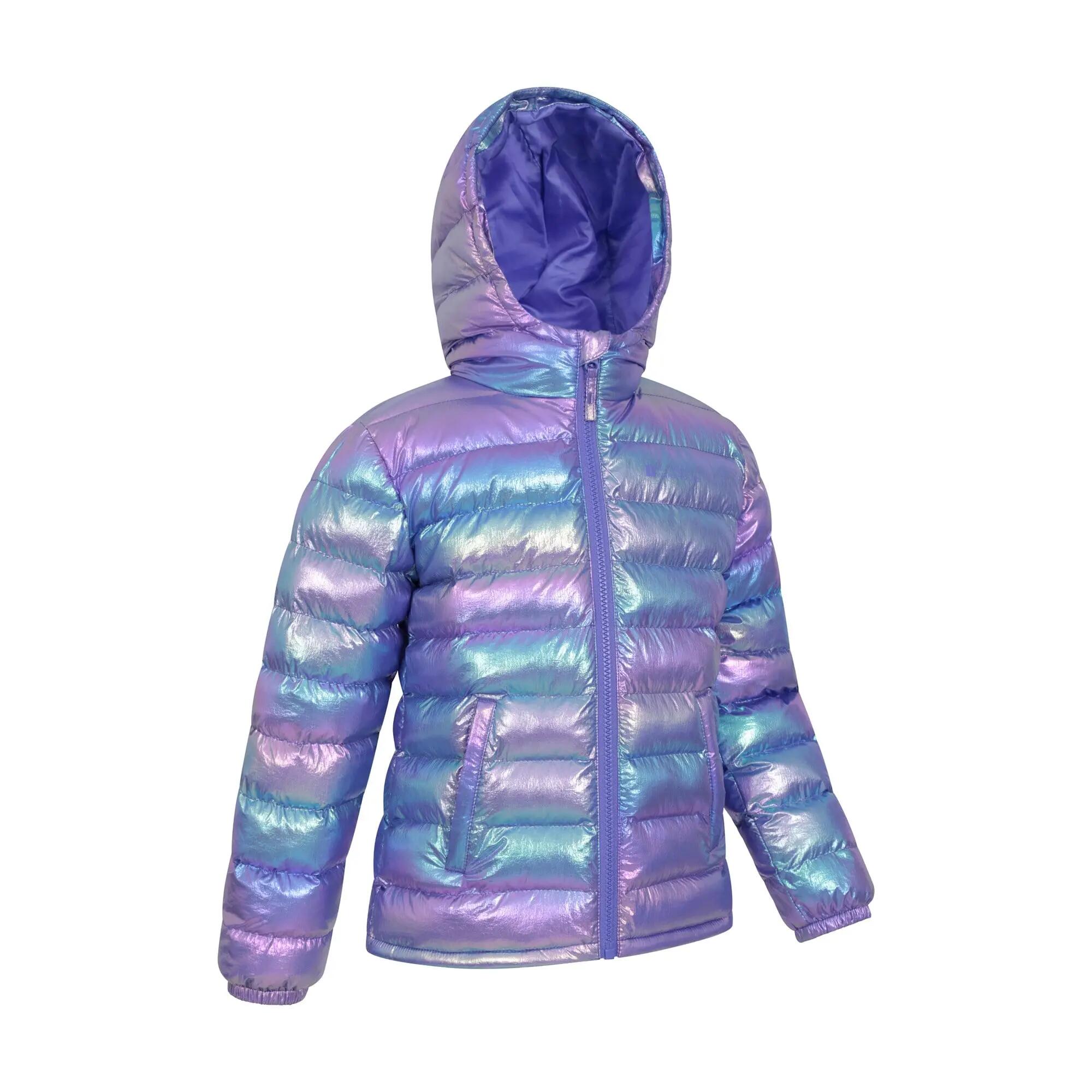 Doudoune Matelassée de Randonnée Enfant Déperlante Légère Capuche, Seasons II 2/7