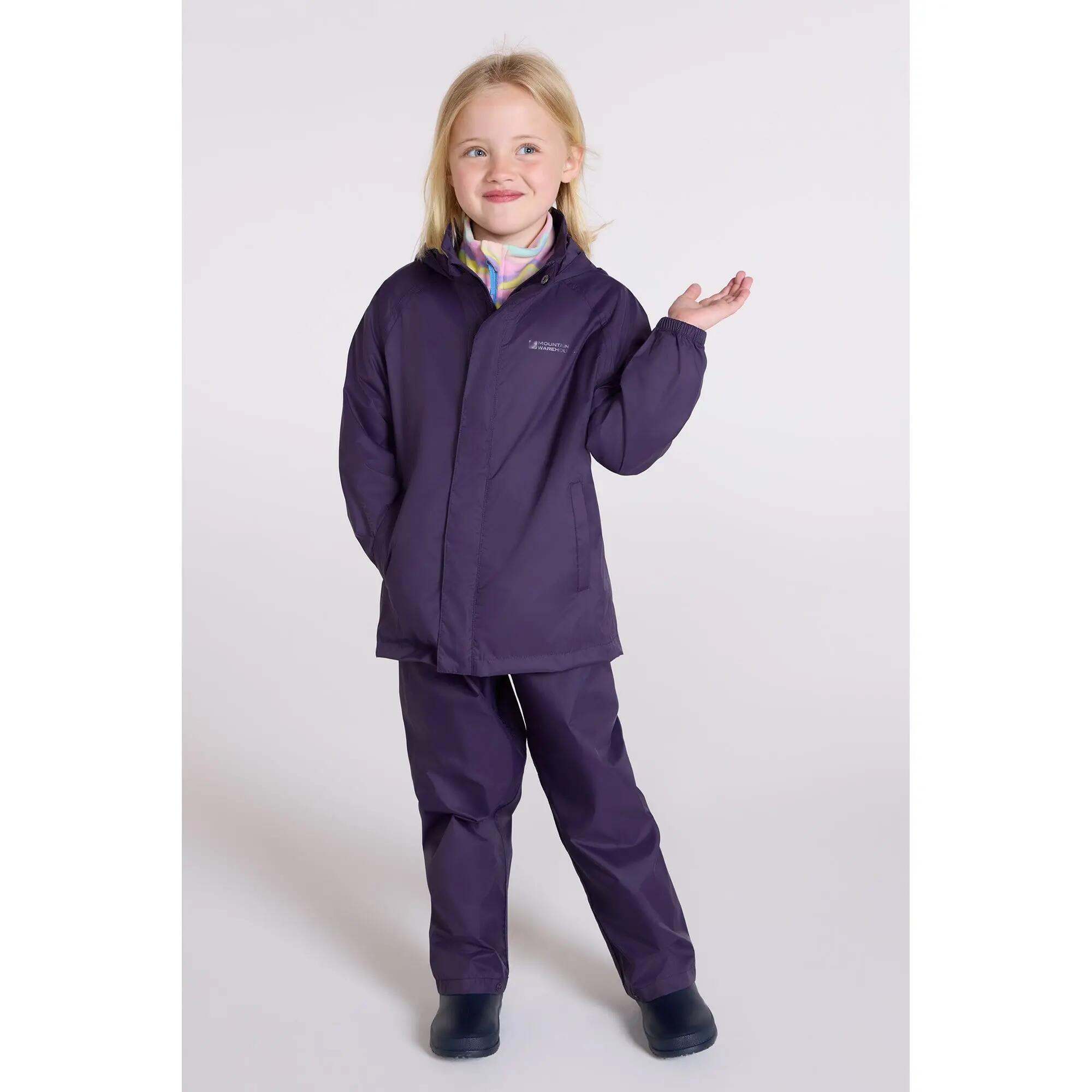 Veste Imperméable de Randonnée Enfant Coupe-Vent Légère Capuche, Paka II 3/7