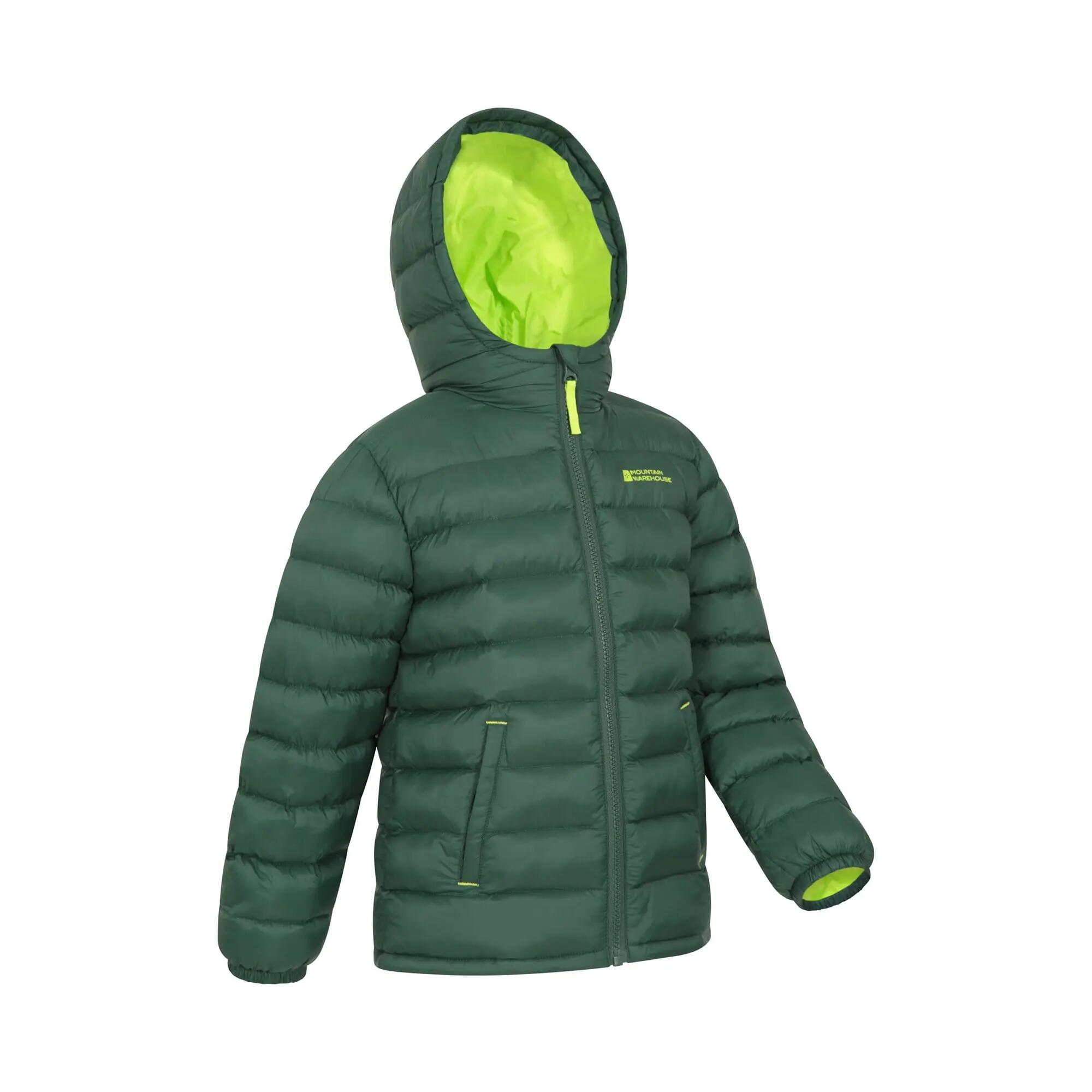 Doudoune Matelassée de Randonnée Enfant Déperlante Légère Capuche, Seasons II 3/7