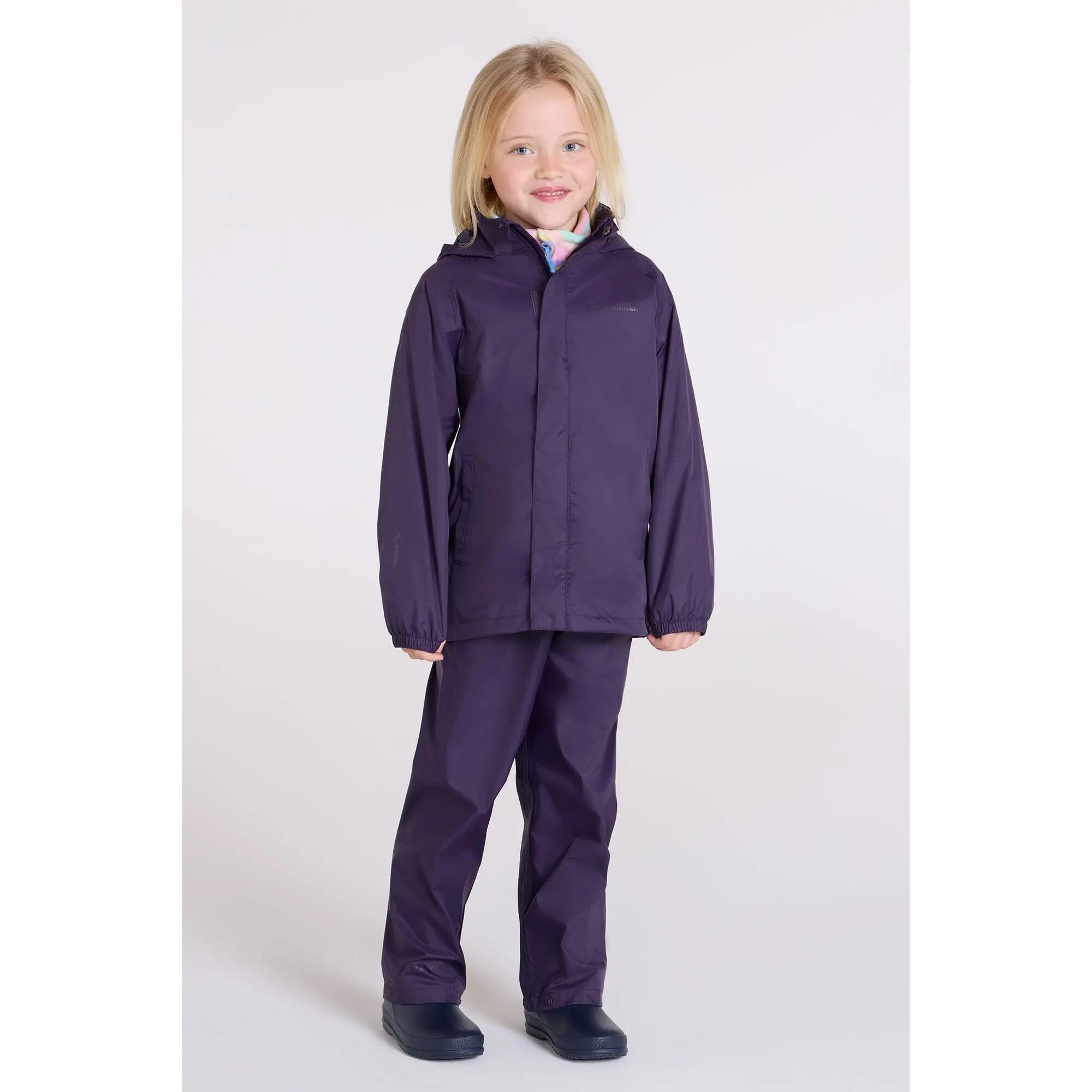 Veste Imperméable de Randonnée Enfant Coupe-Vent Légère Capuche, Paka II 2/7