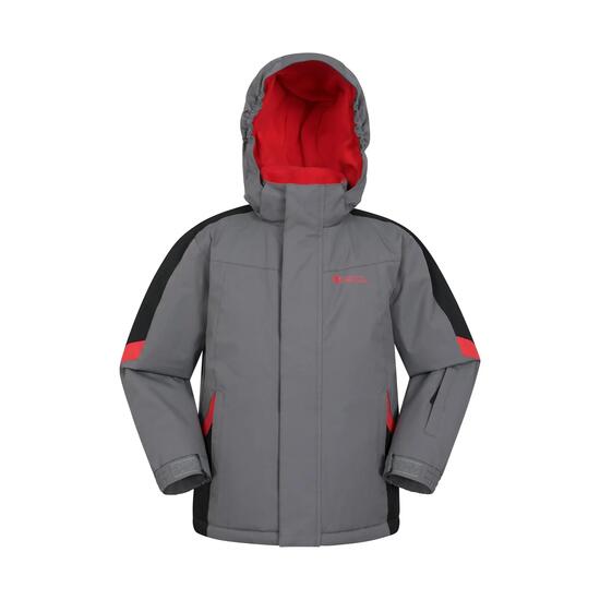 Veste de Ski Enfant Déperlante Capuche Doublure Chaude, Raptor