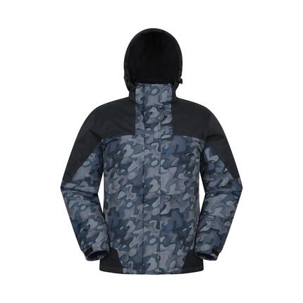 Veste de Ski Homme Imprimée Déperlante Doublure Chaude, Shadow II