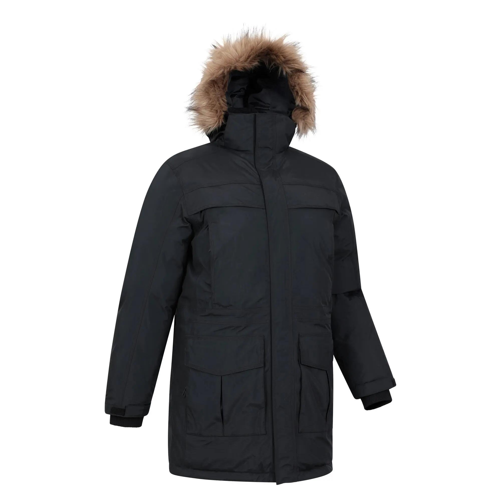 Herren Winterwandern Daunenjacke Wasserdicht Kapuze - Antarctic Extreme 2/5