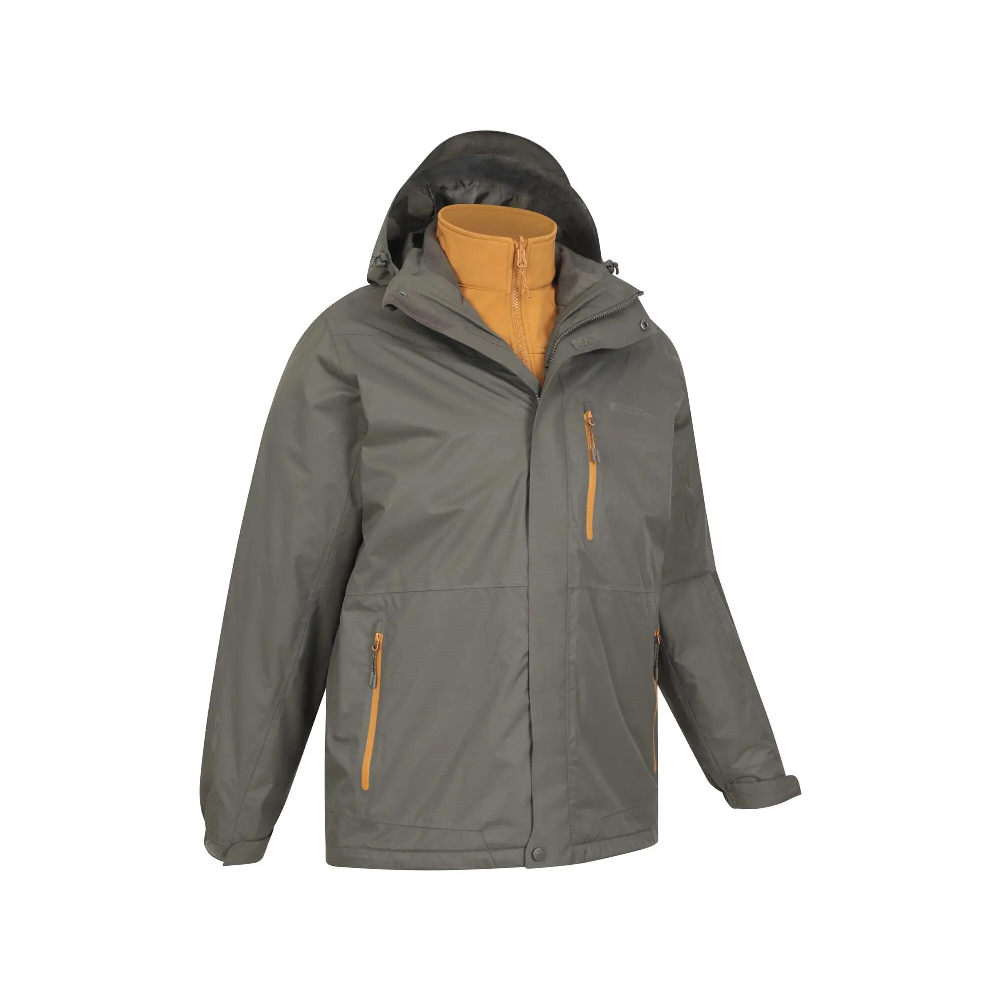 Veste 3 en 1 de Randonnée Homme Imperméable Respirante Capuche, Bracken Extreme 6/7