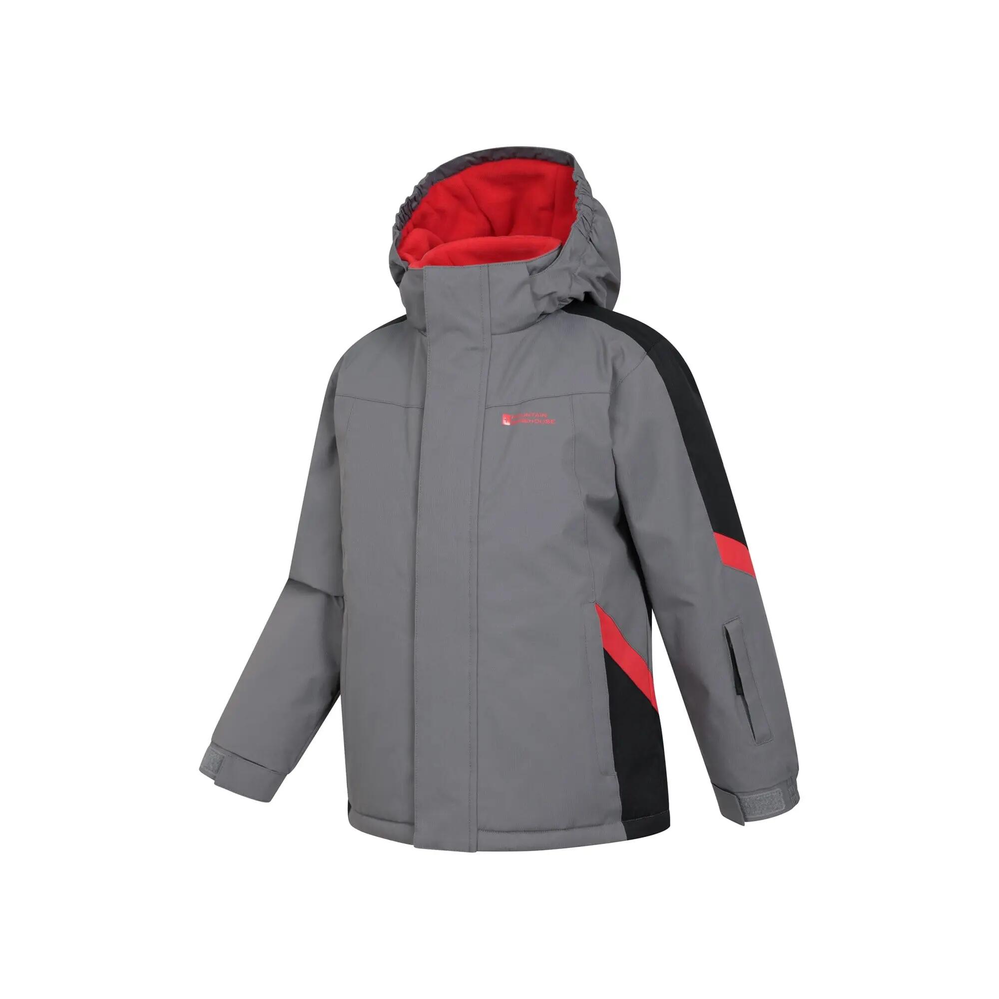 Veste de Ski Enfant Déperlante Capuche Doublure Chaude, Raptor 4/6