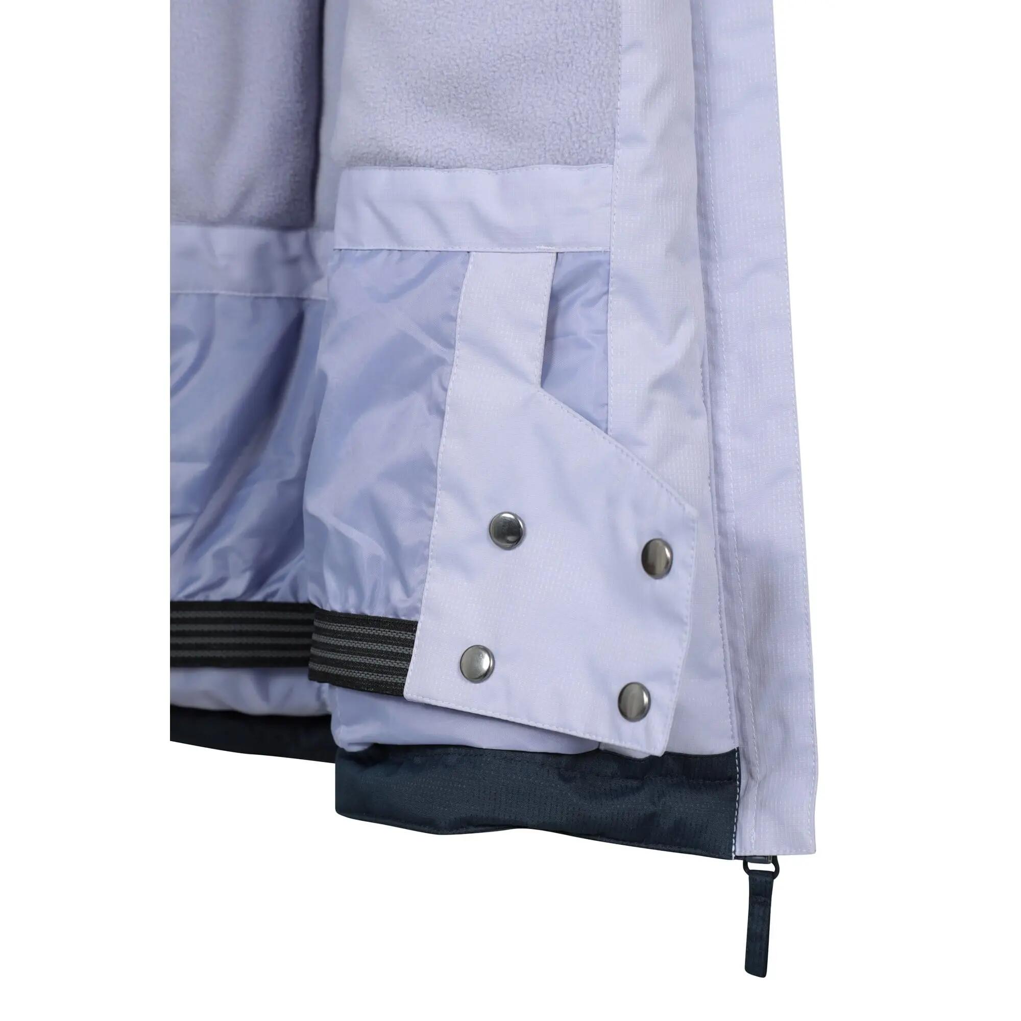 Veste de Ski Femme Déperlante Coupe-Vent Capuche Réglable, Moon II 5/6