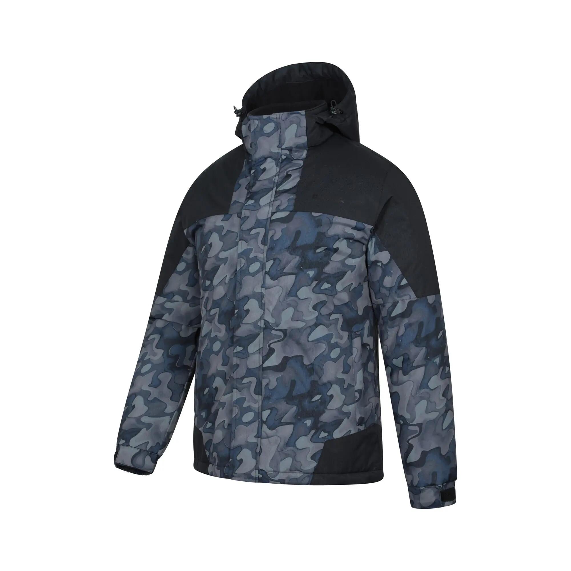 Veste de Ski Homme Imprimée Déperlante Doublure Chaude, Shadow II 4/6