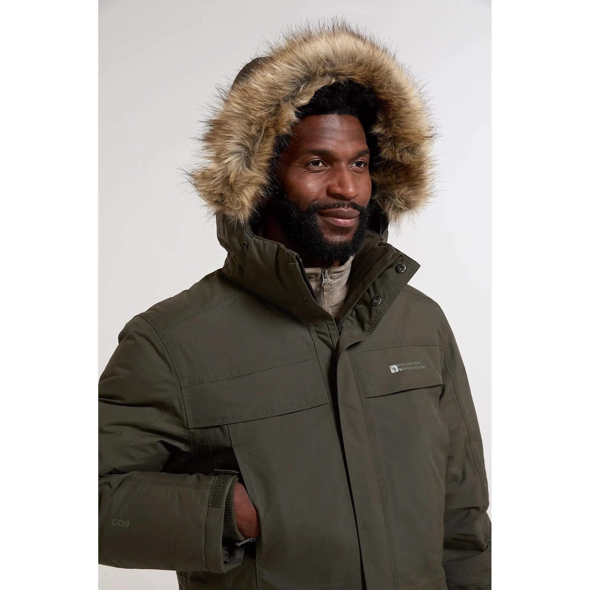 Doudoune en Duvet de Randonnée Homme Imperméable Capuche, Antarctic Extreme 4/7