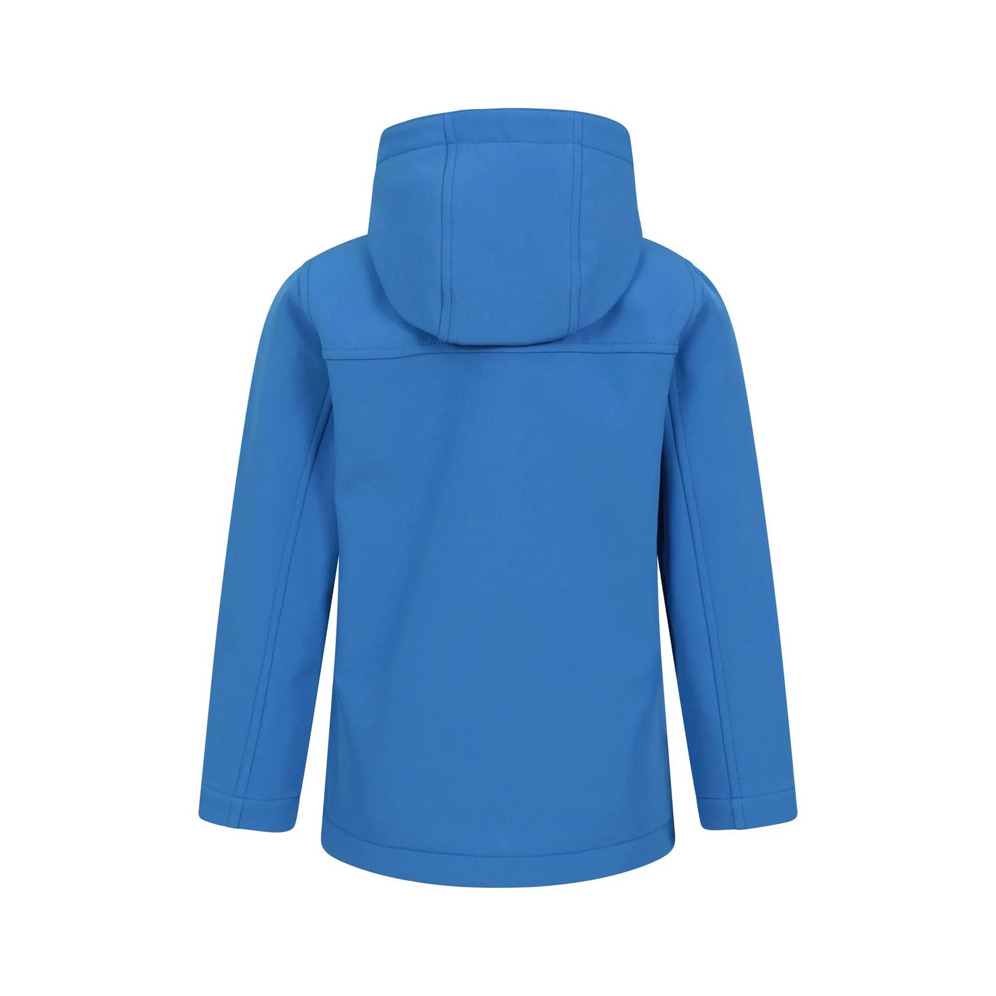 Veste Softshell de Randonnée Enfant Déperlante Coupe-Vent Capuche, Exodus 4/6