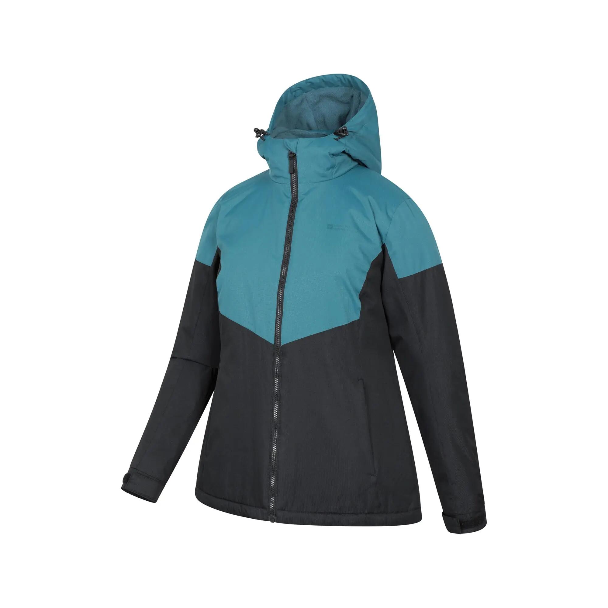 Veste de Ski Femme Déperlante Coupe-Vent Capuche Réglable, Moon II 4/6