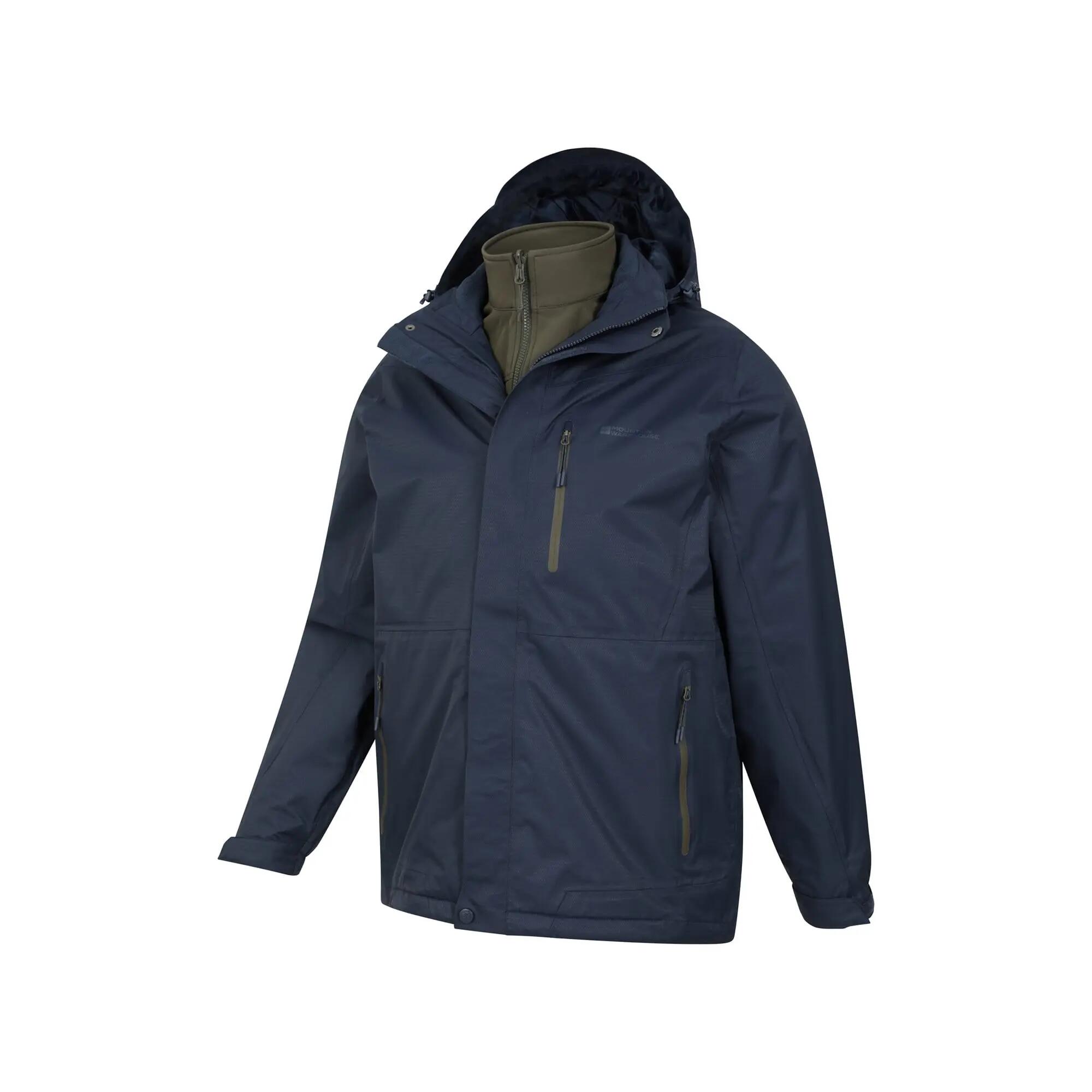 Veste 3 en 1 de Randonnée Homme Imperméable Respirante Capuche, Bracken Extreme 4/7