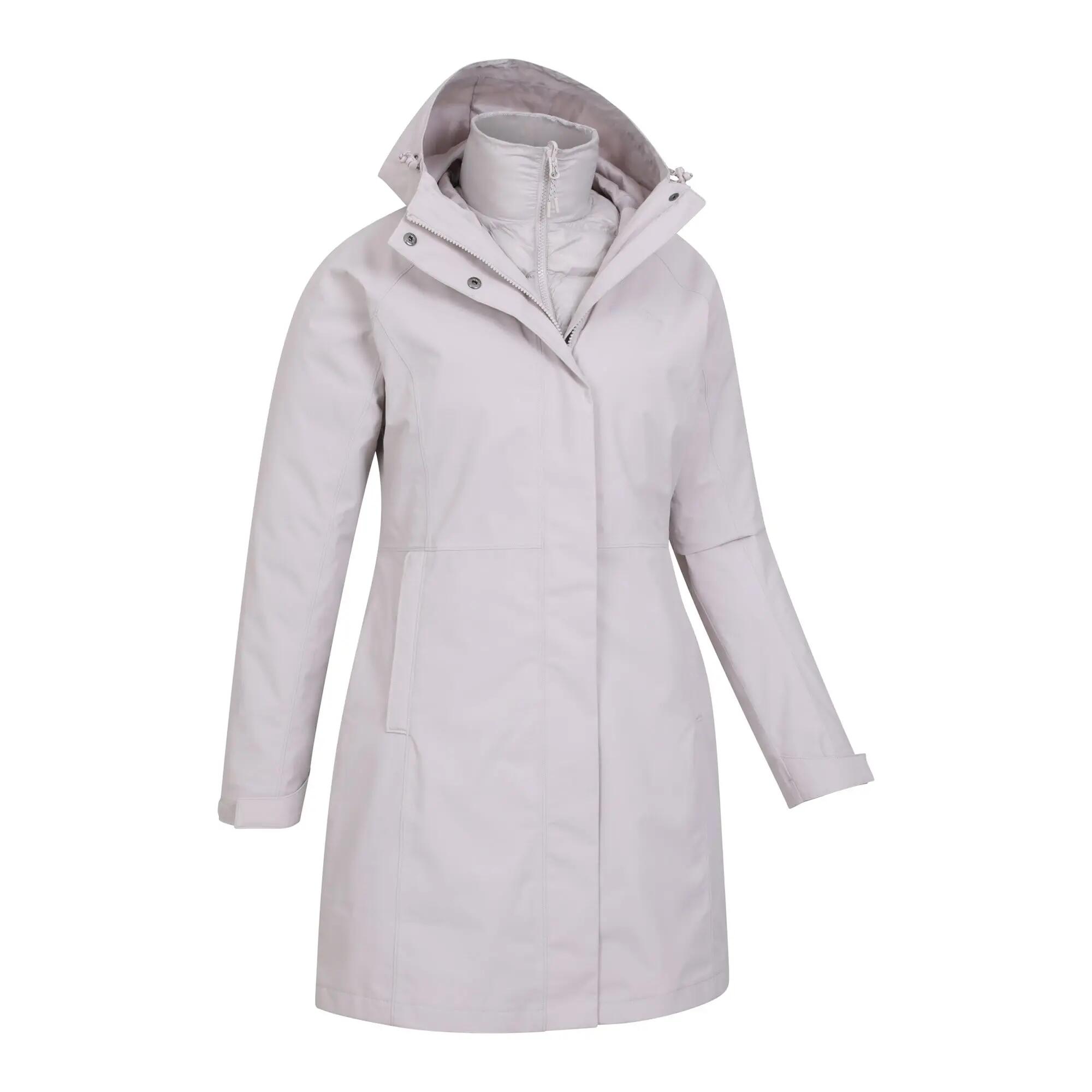 Damen Wandern 3-in-1-Jacke Lang Wasserdicht Winddicht Kapuze - Alaskan 2/7
