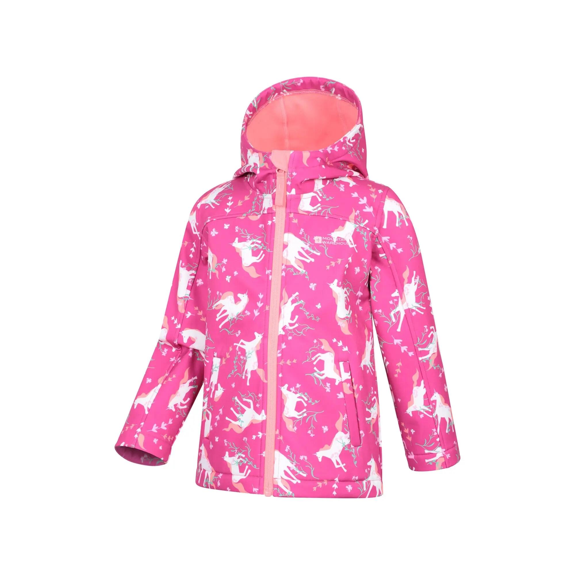 Veste Softshell de Randonnée Enfant Imprimée Déperlante, Exodus II 4/5