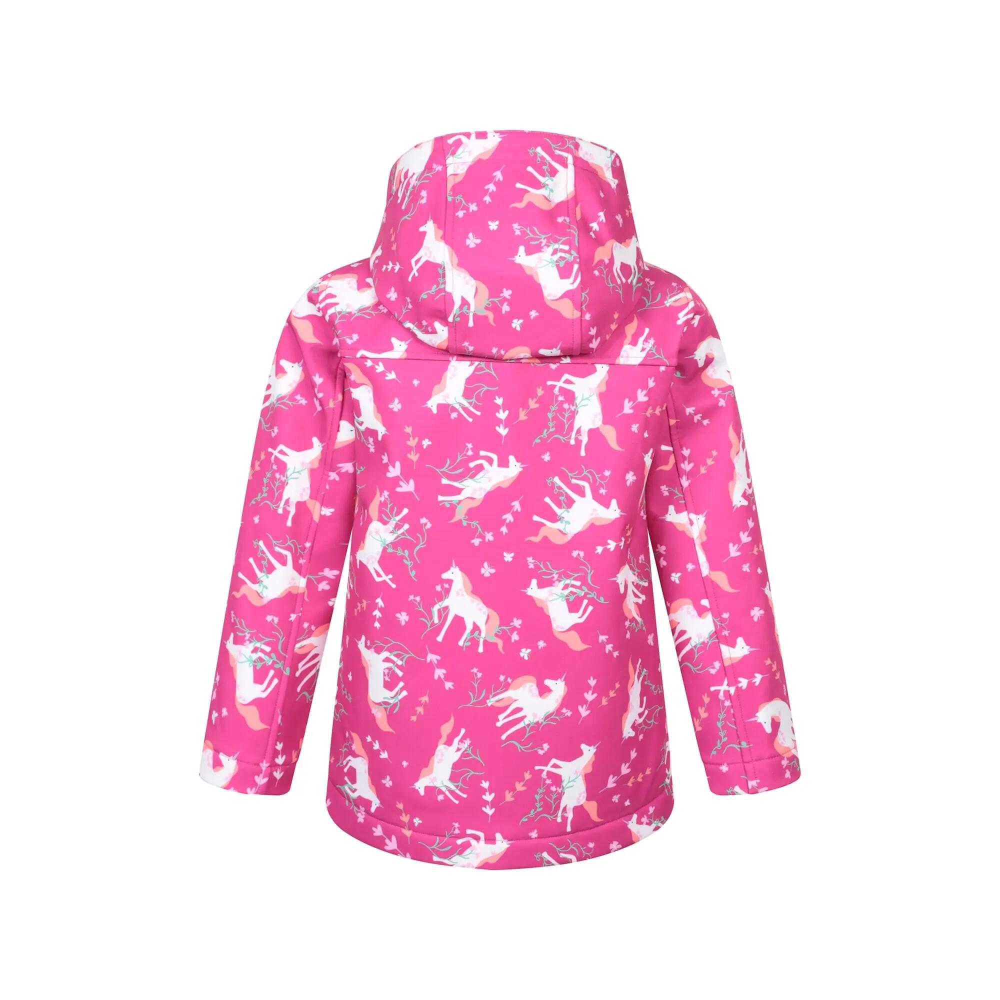 Veste Softshell de Randonnée Enfant Imprimée Déperlante, Exodus II 3/5