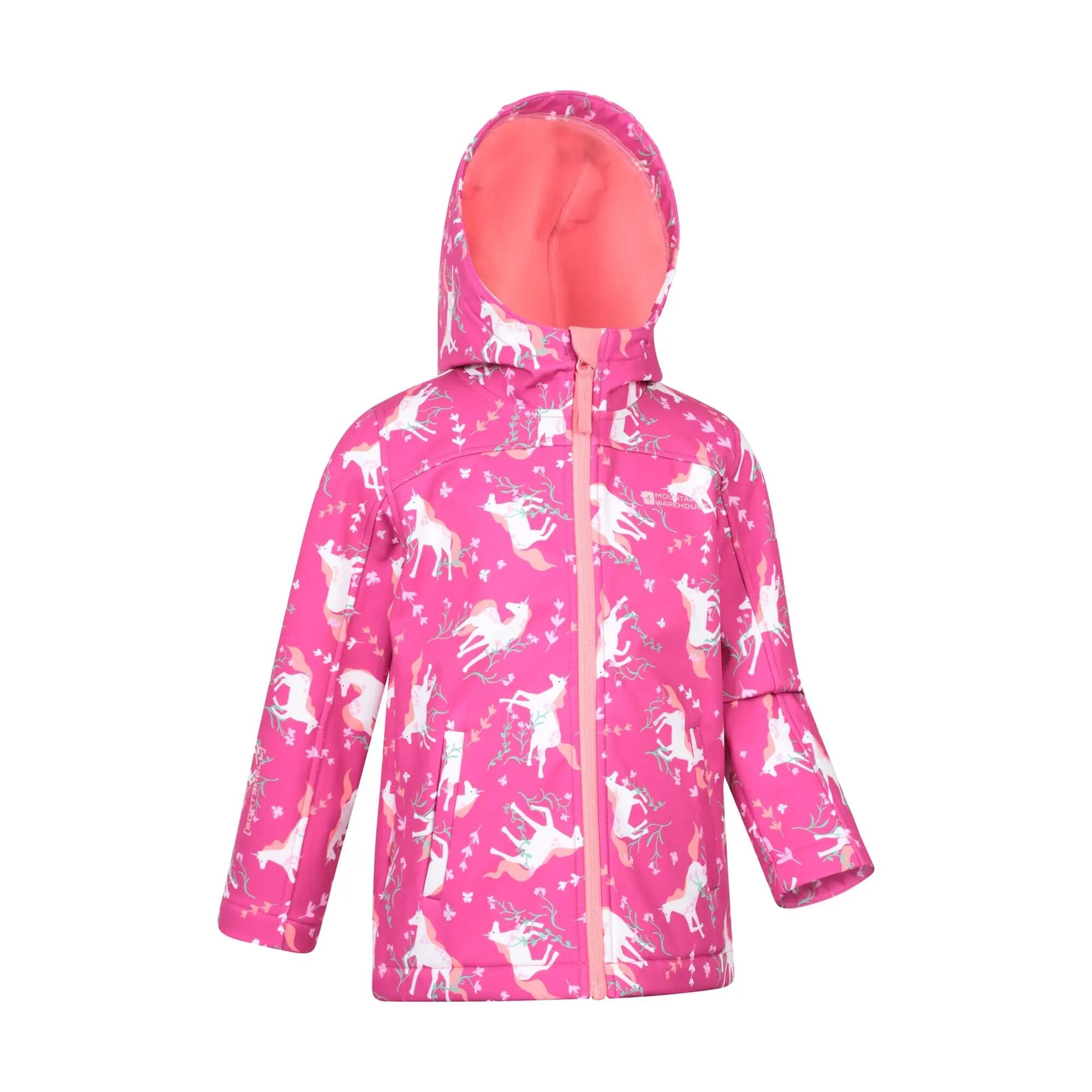 Veste Softshell de Randonnée Enfant Imprimée Déperlante, Exodus II 2/5
