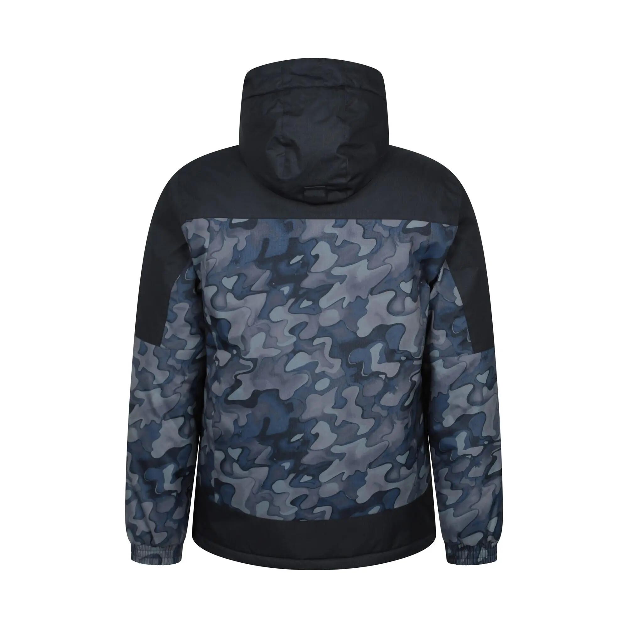 Veste de Ski Homme Imprimée Déperlante Doublure Chaude, Shadow II 3/6