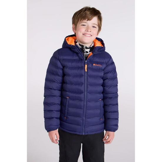 Kinder Winterwandern Steppjacke Wasserabweisend Leicht Kapuze - Seasons II