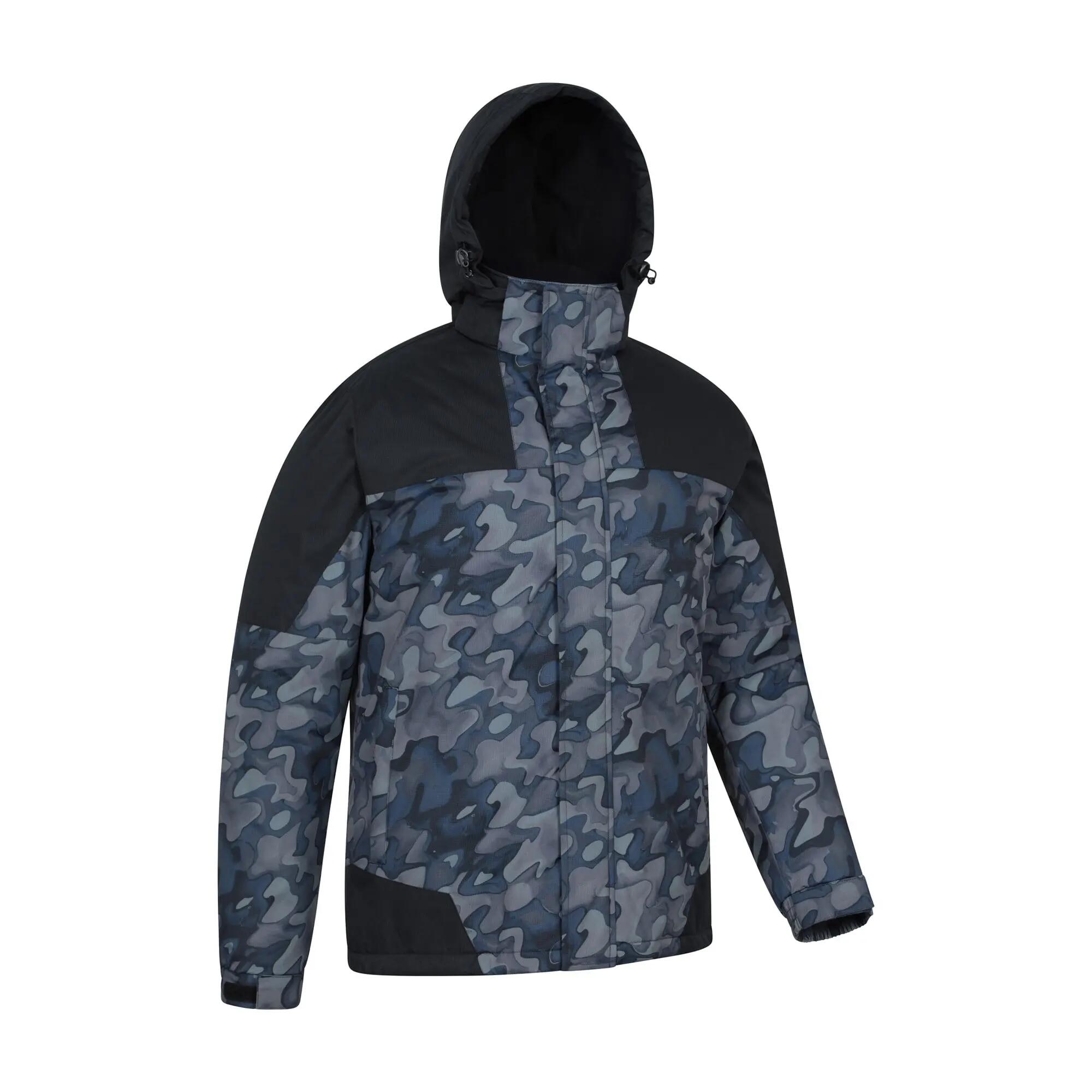 Veste de Ski Homme Imprimée Déperlante Doublure Chaude, Shadow II 2/6