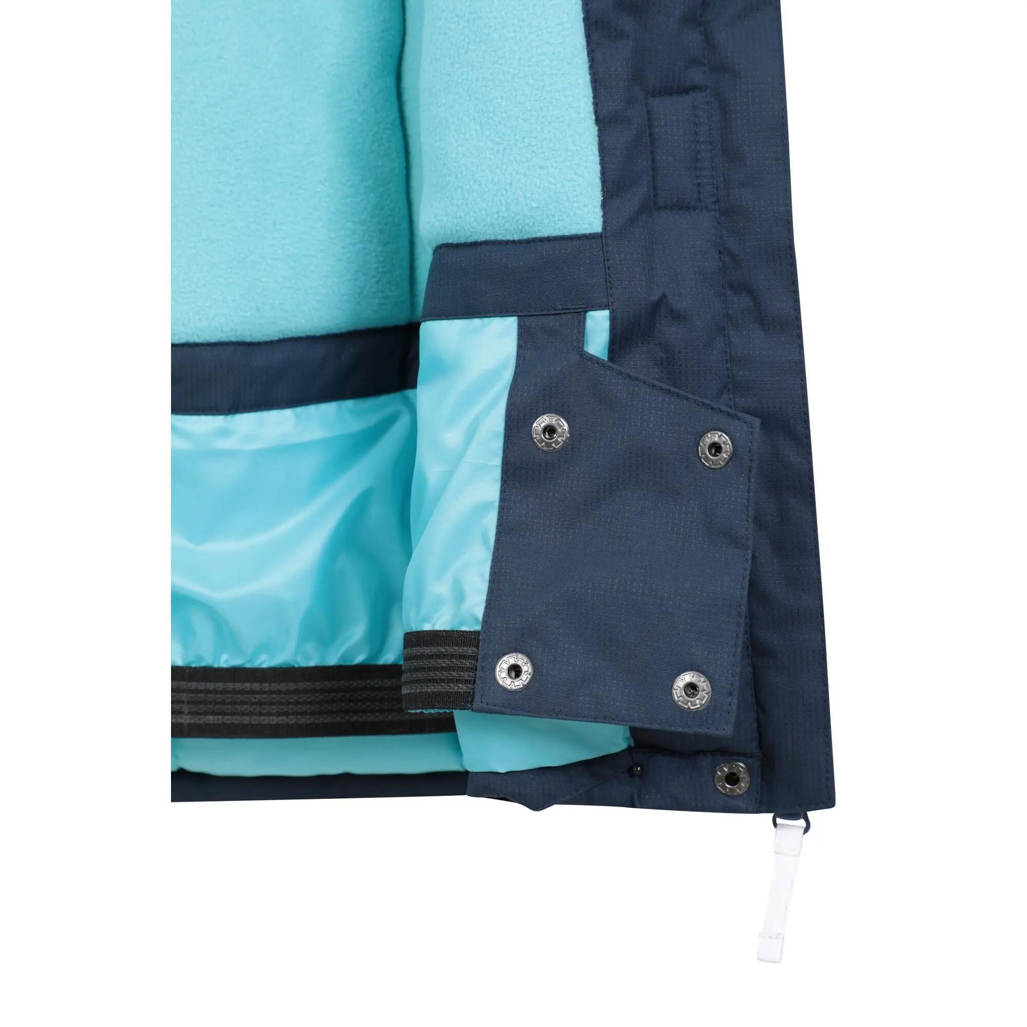 Veste de Ski Enfant Déperlante Jupe Pare-Neige Doublure Polaire, Honey 6/6