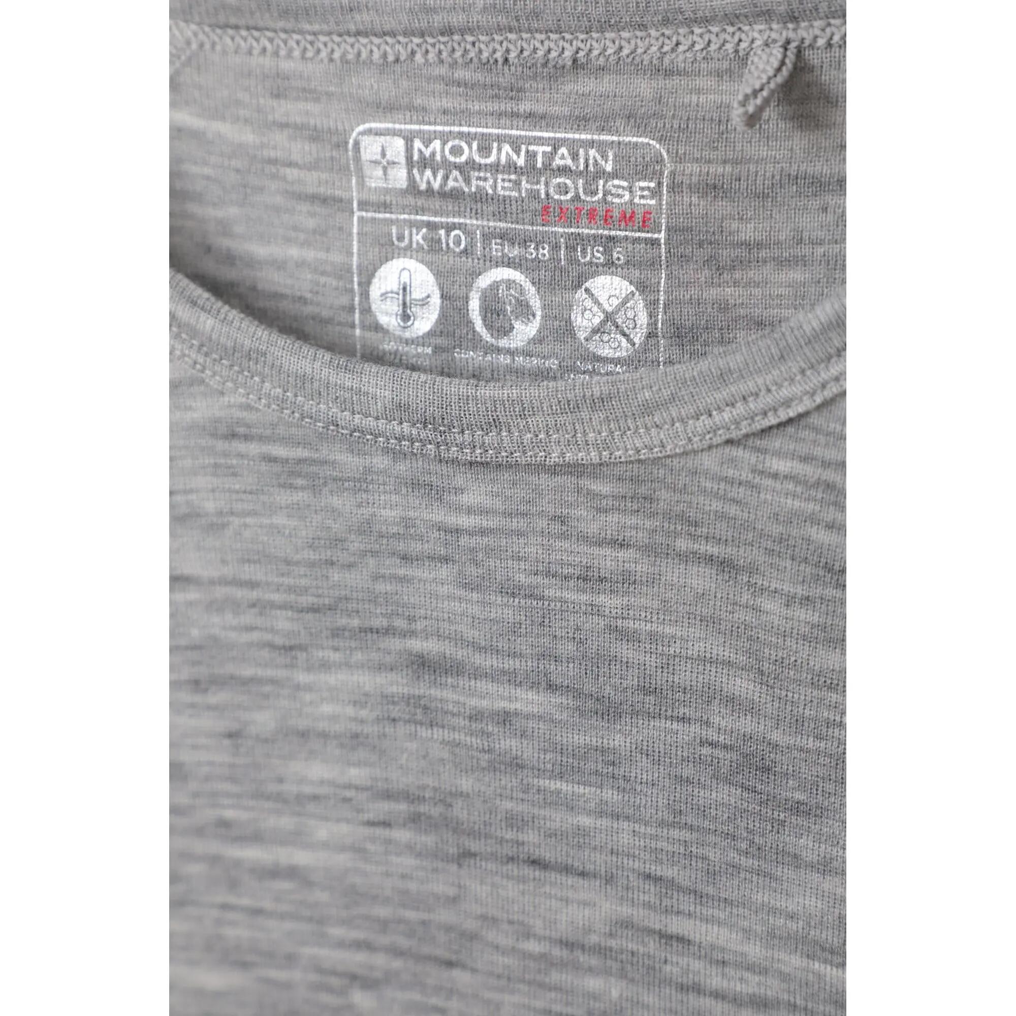 Sous-vêtement Thermique de Randonnée Femme Laine Mérinos Manches Longues 4/5