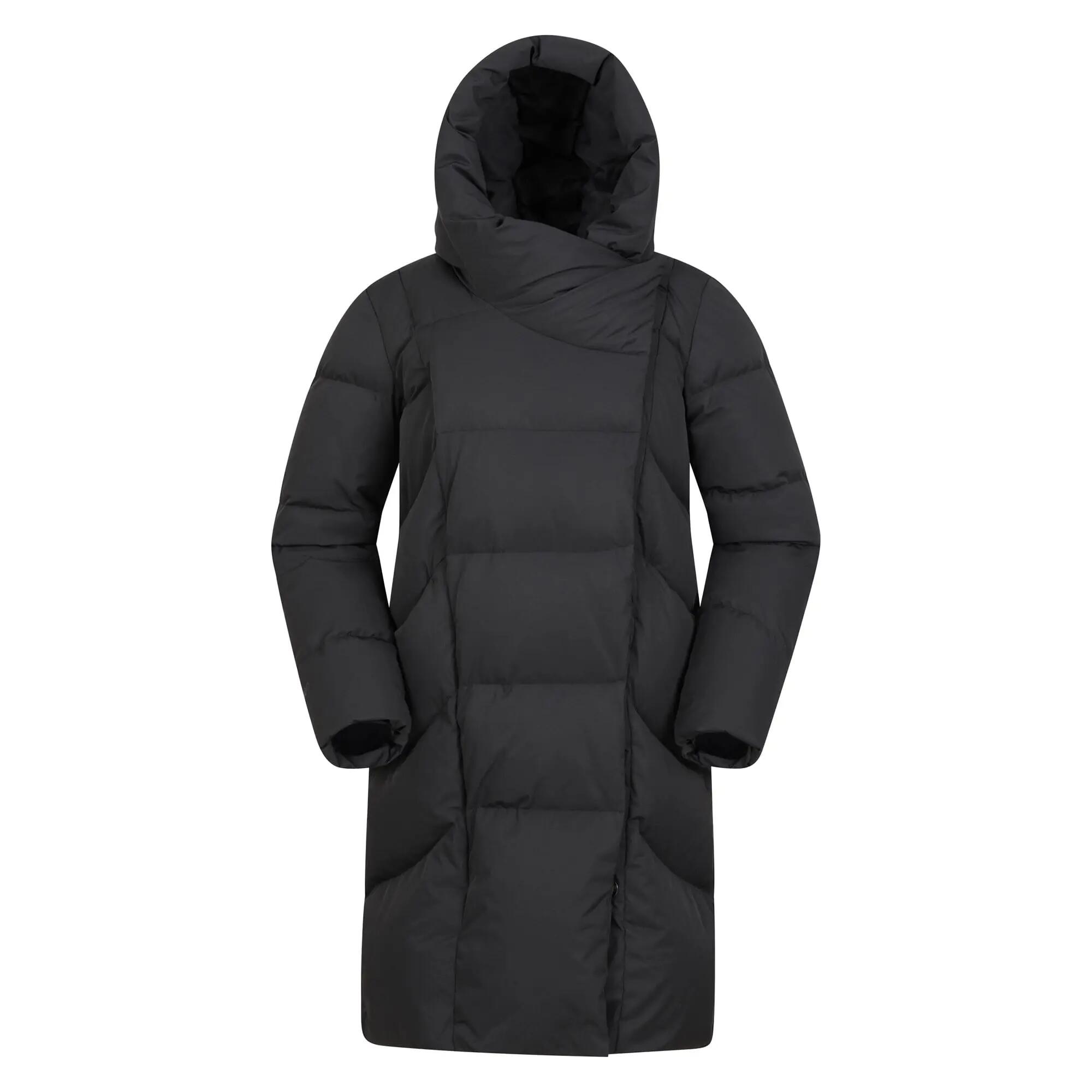 Doudoune de Randonnée Femme Longue Déperlante Capuche Duvet 600, Cosy Wrap II 5/7