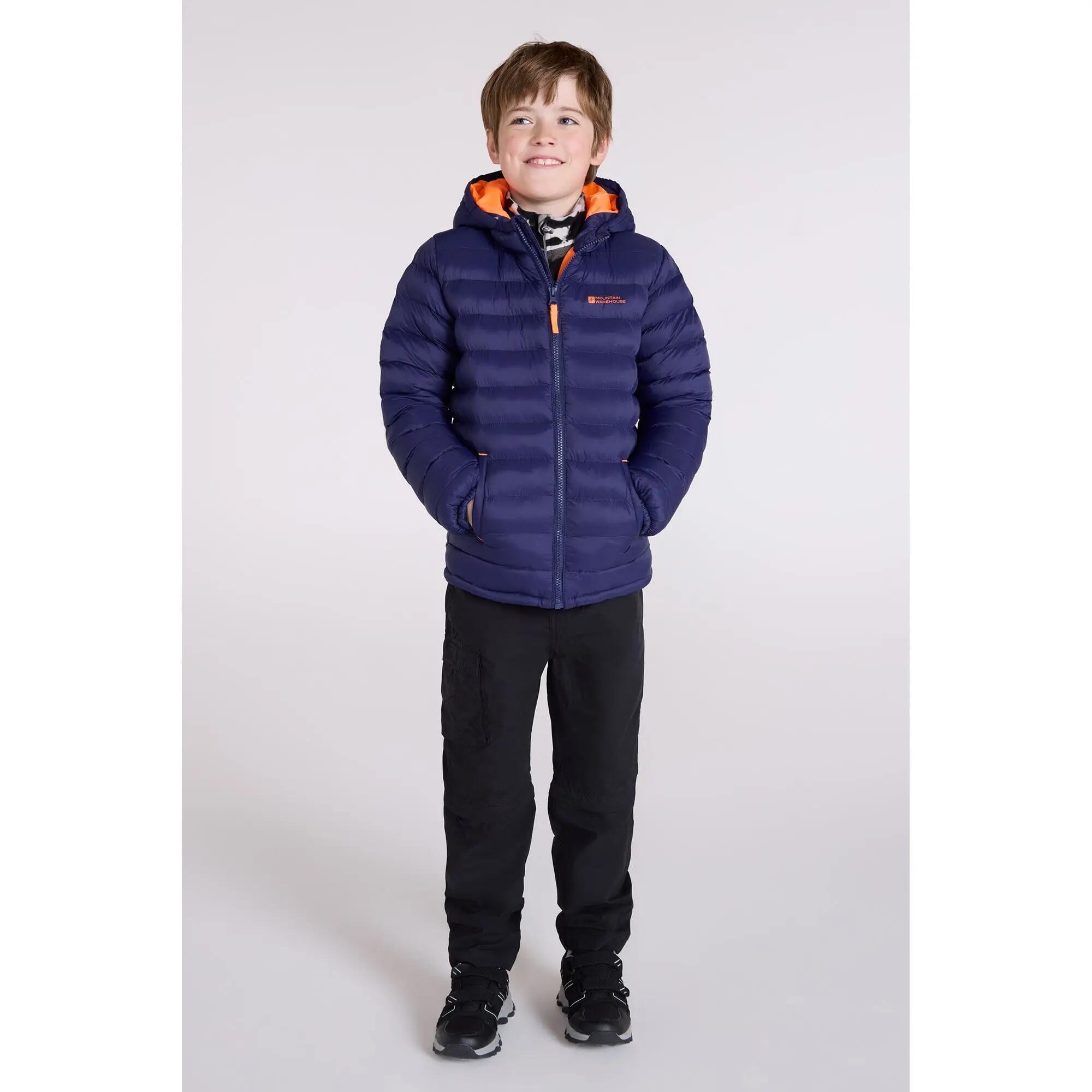 Doudoune Matelassée de Randonnée Enfant Déperlante Légère Capuche, Seasons II 3/7