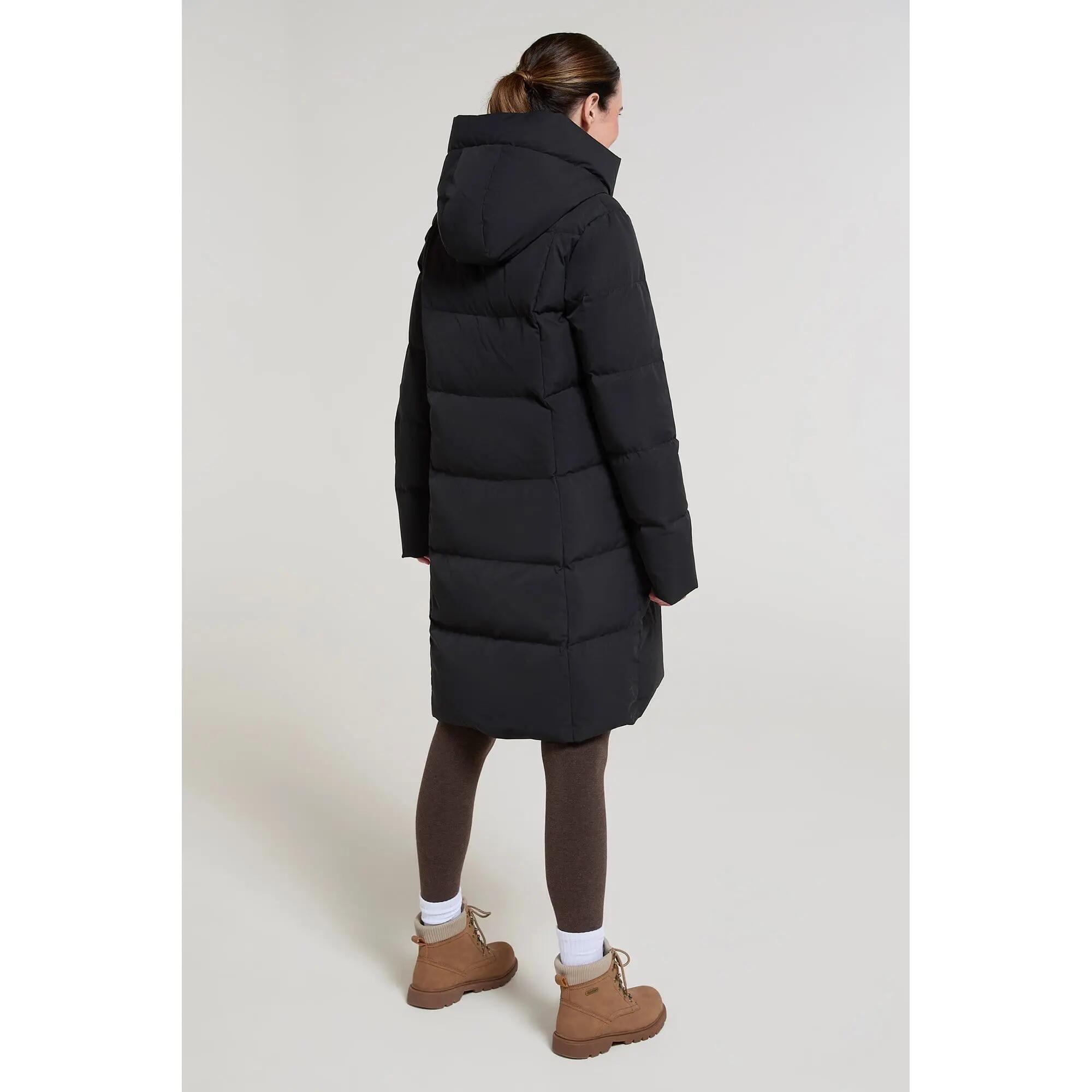 Doudoune de Randonnée Femme Longue Déperlante Capuche Duvet 600, Cosy Wrap II 3/7